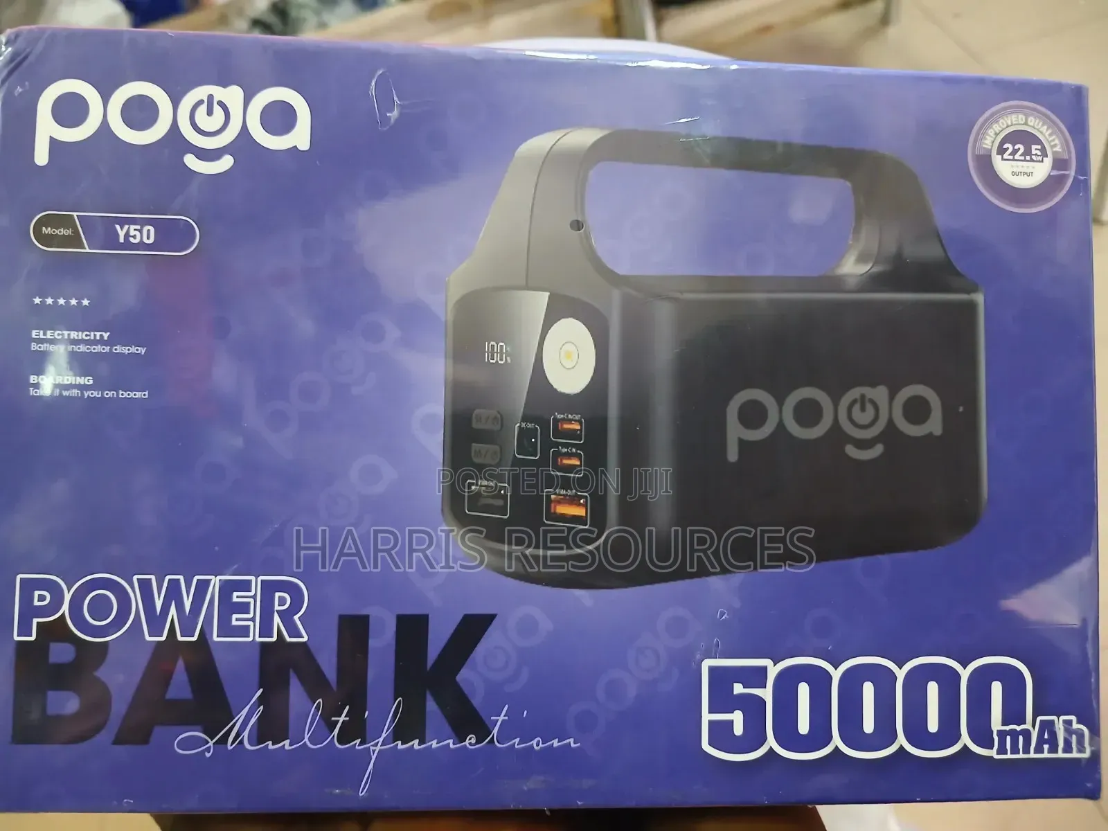 Poga Power Bank Multifunction 50000 Mah - Y500