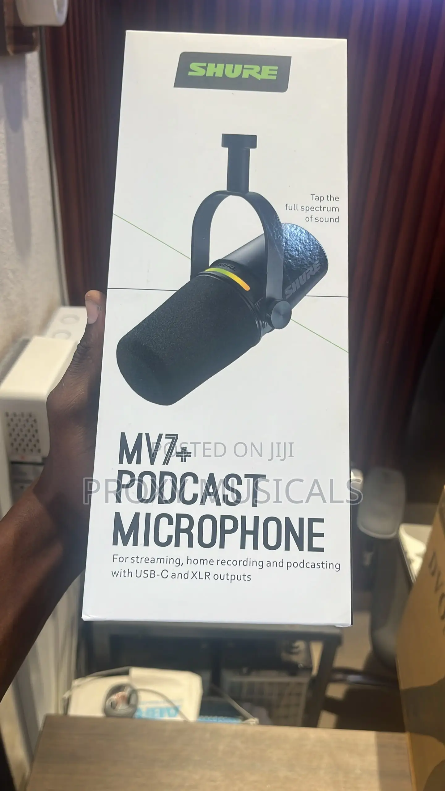 MV7+ Shure Podcast USB-C XLR Output Dynamic Microphone