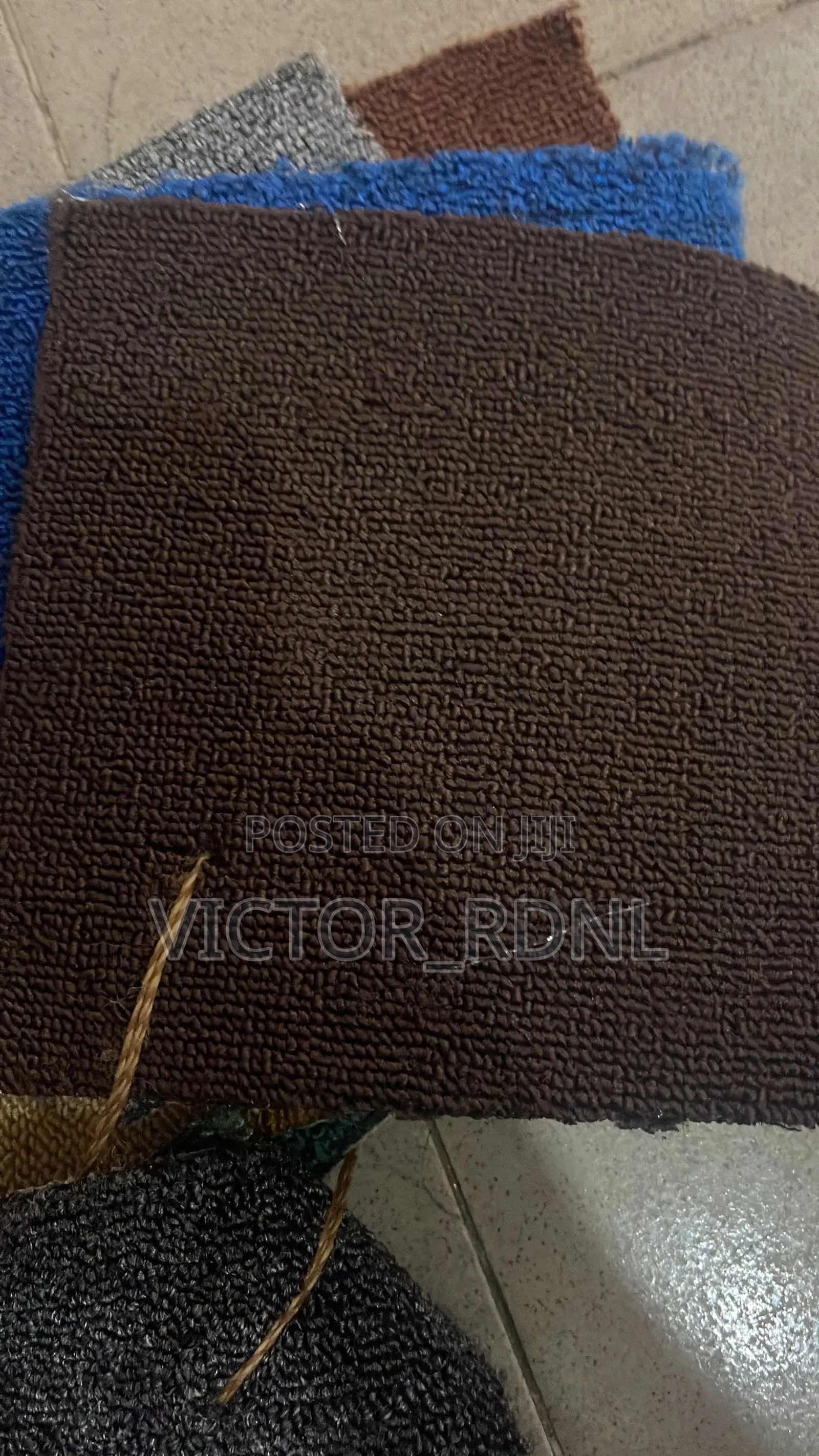 BROWN Wall to Wall Floor Rug