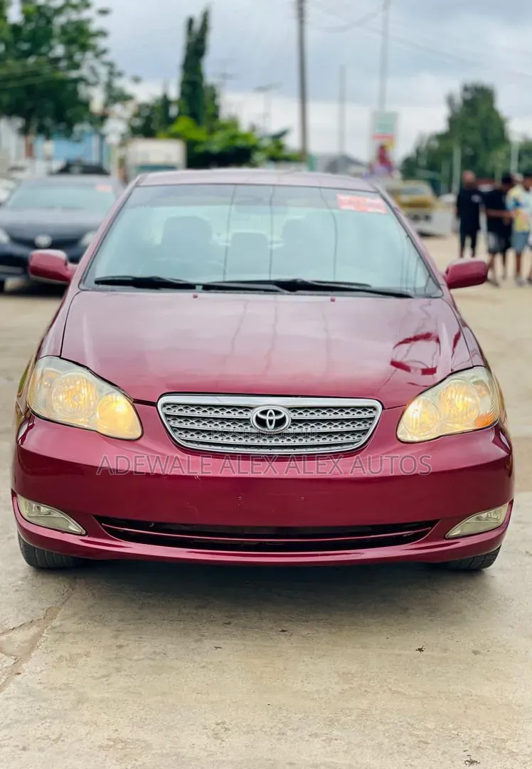 Toyota Corolla 2006 Burgundy