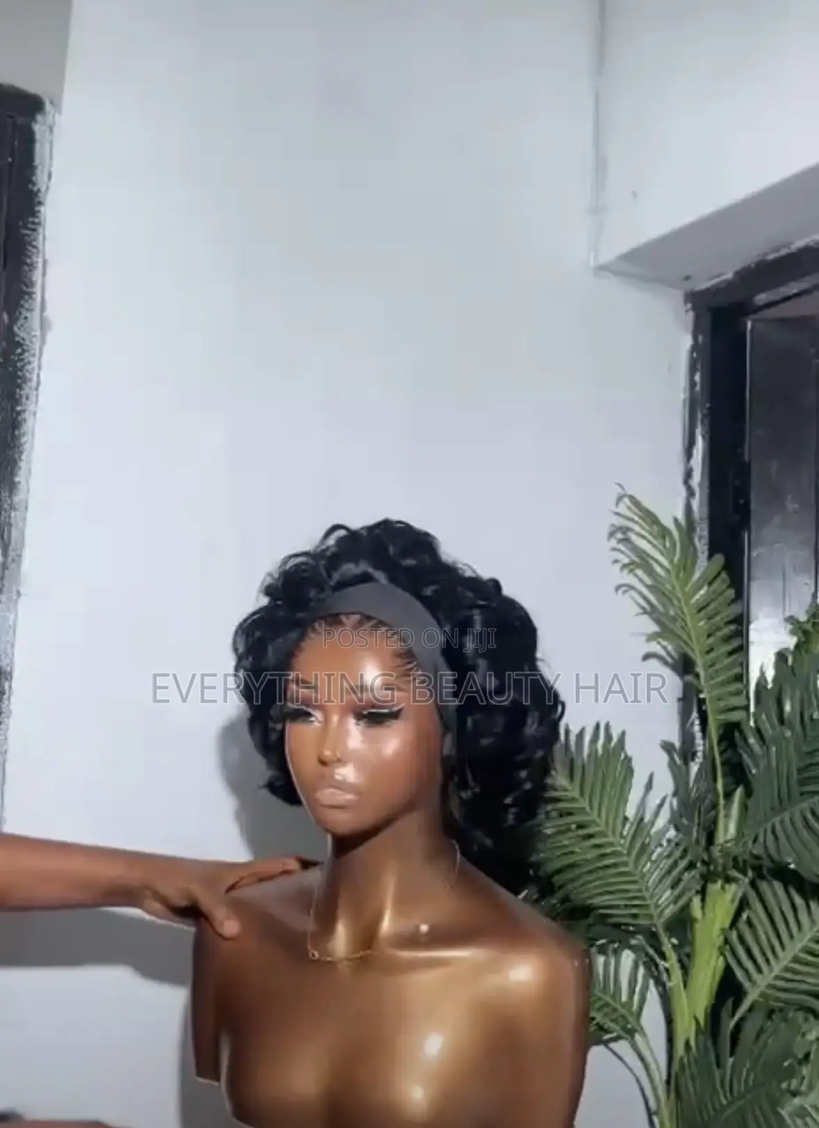 Human Hair Band Wig