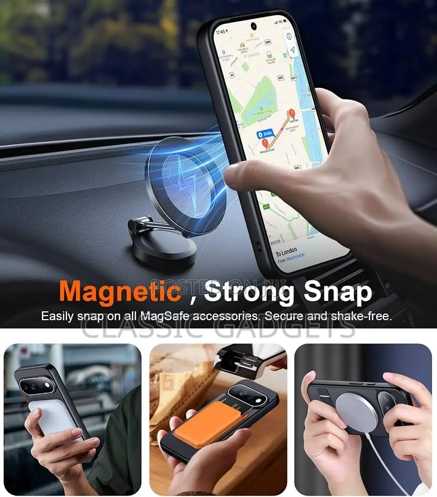 Magnetic Back Case With Kickstand Stand for Good Pixel 11 and 11 Pro