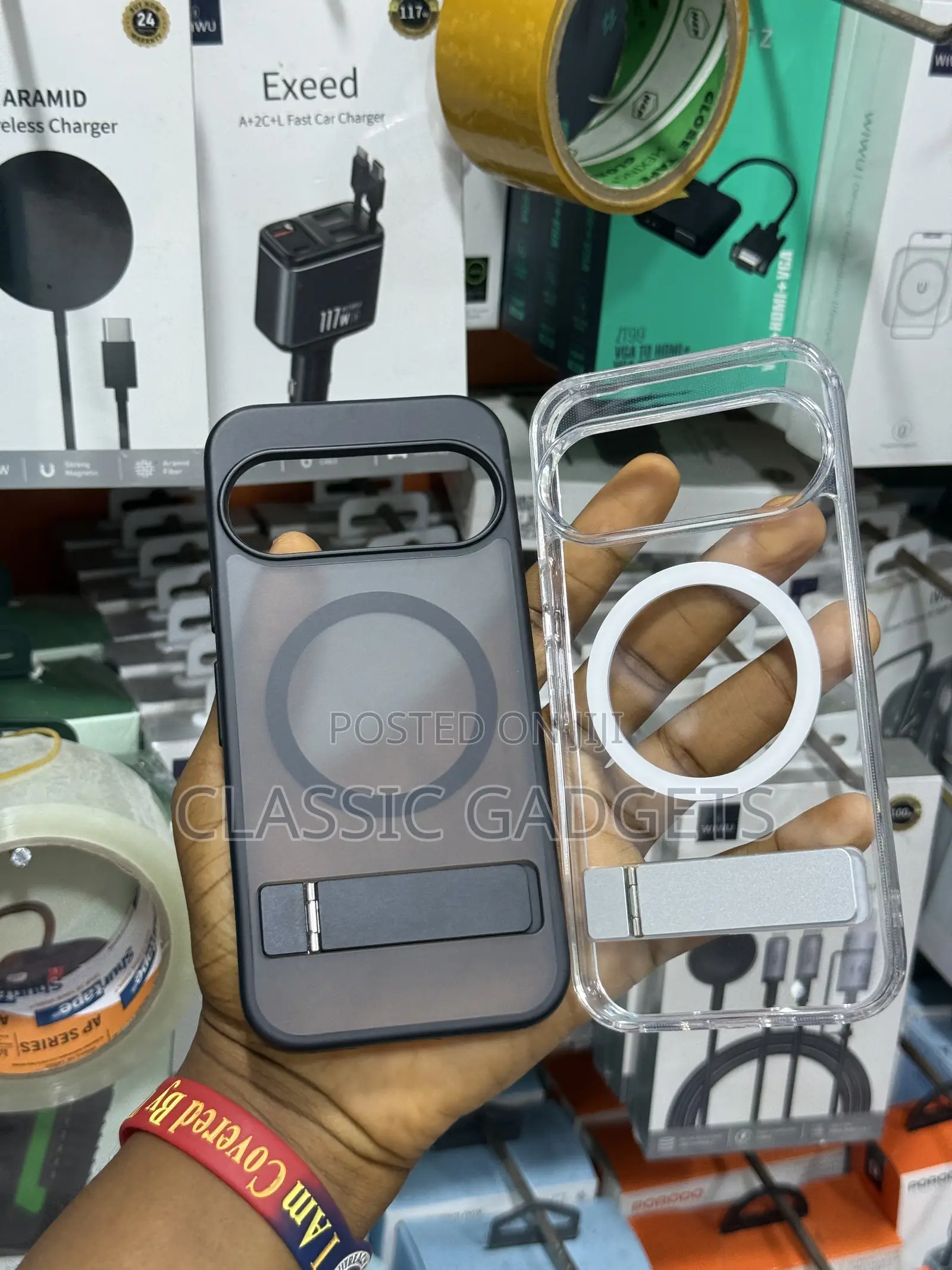 Magnetic Back Case With Kickstand Stand for Good Pixel 11 and 11 Pro