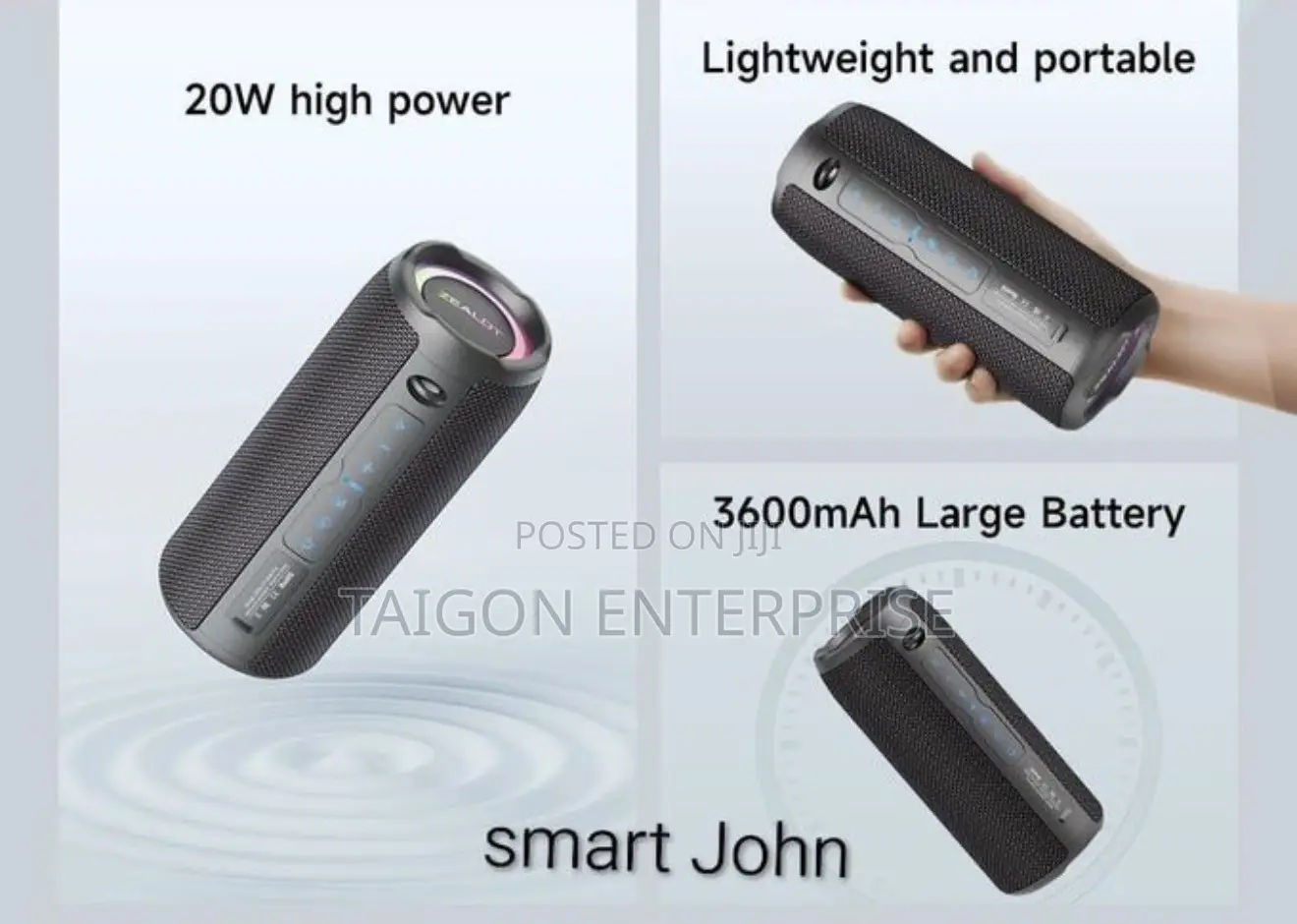 Zealot S49 Pro Portable Wireless Bluetooth Bass Speaker