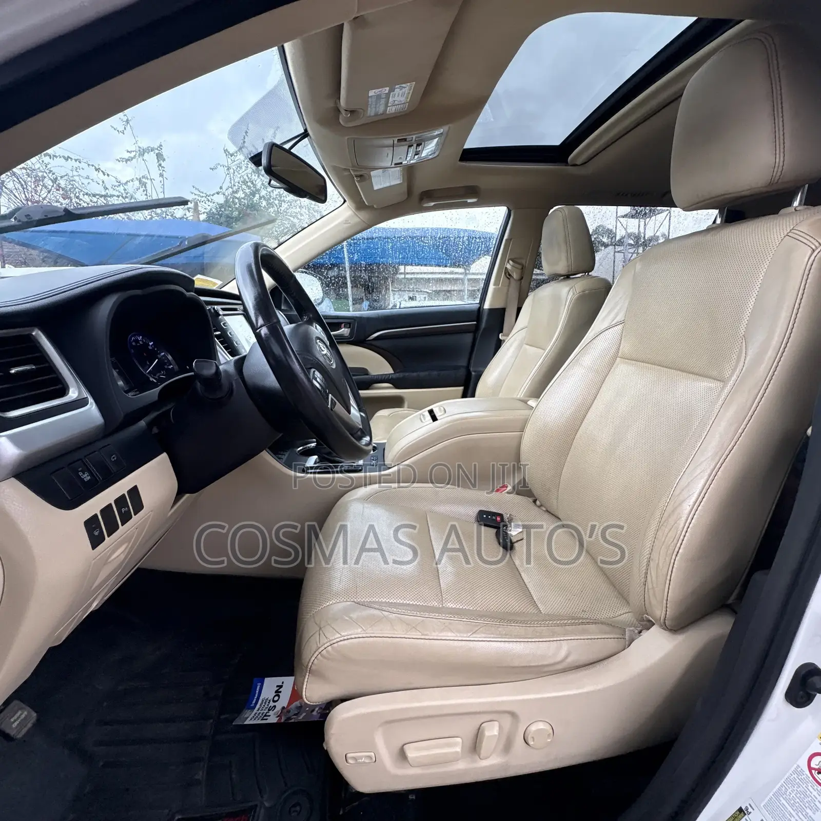 Toyota Highlander Limited 4dr SUV AWD (3.5L 6cyl 6A) 2015 White