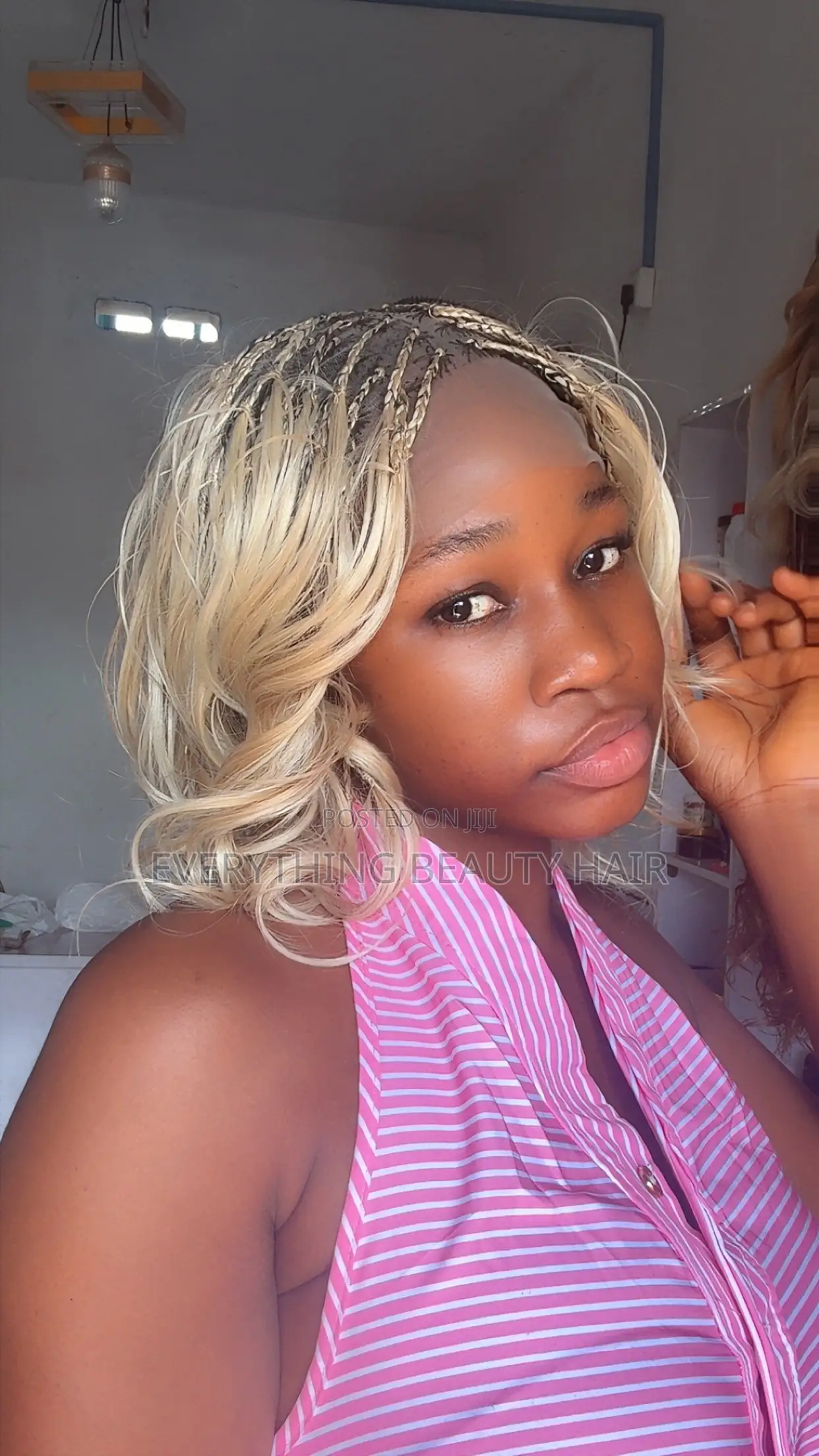 Curly Braided Wig