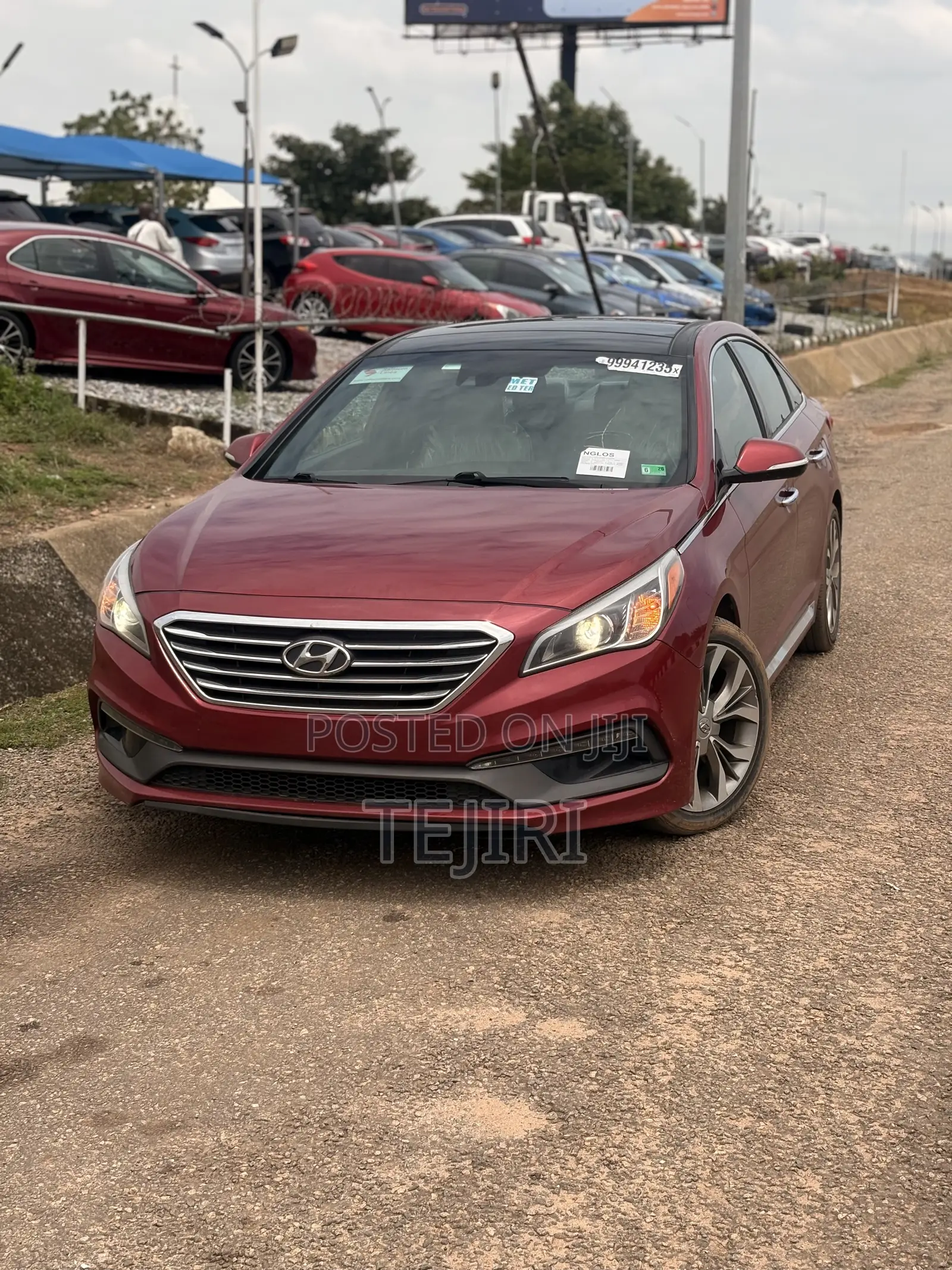 Hyundai Sonata Sport 2.0T Sedan FWD (2.0L 4cyl 6A) 2016 Red