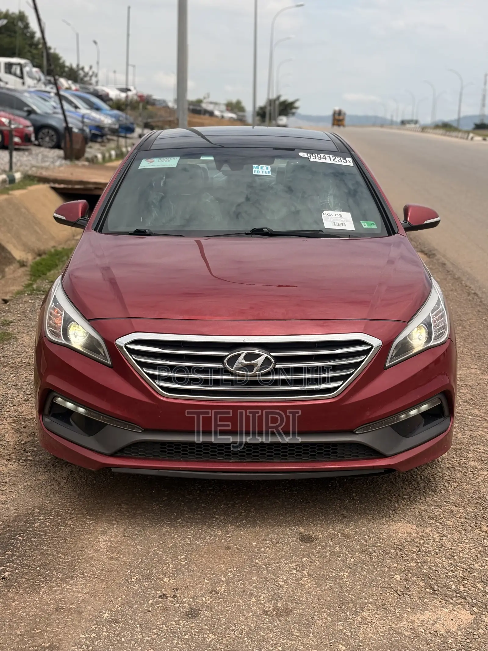 Hyundai Sonata Sport 2.0T Sedan FWD (2.0L 4cyl 6A) 2016 Red