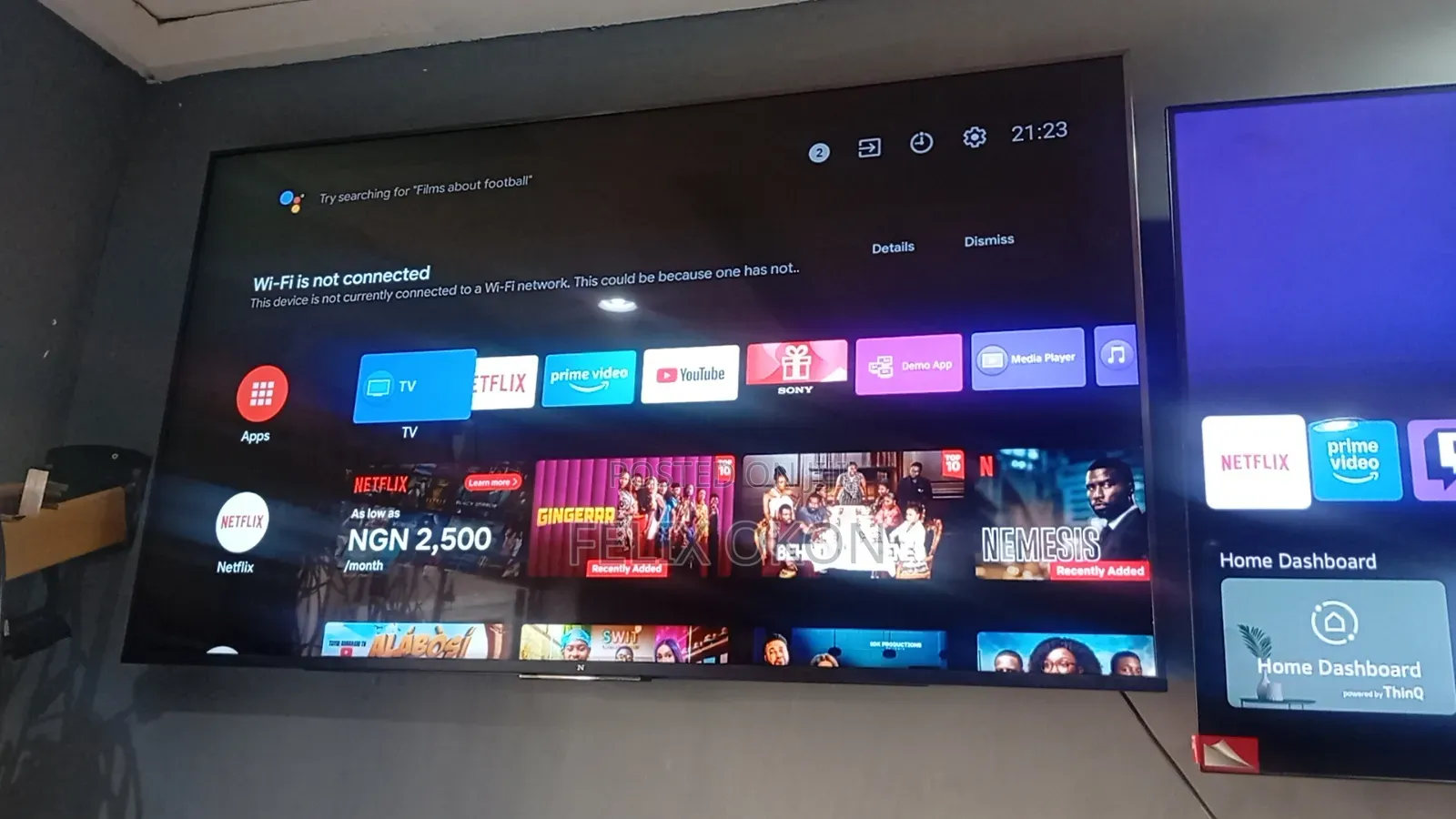 65 Inches Andriod TV Hisense