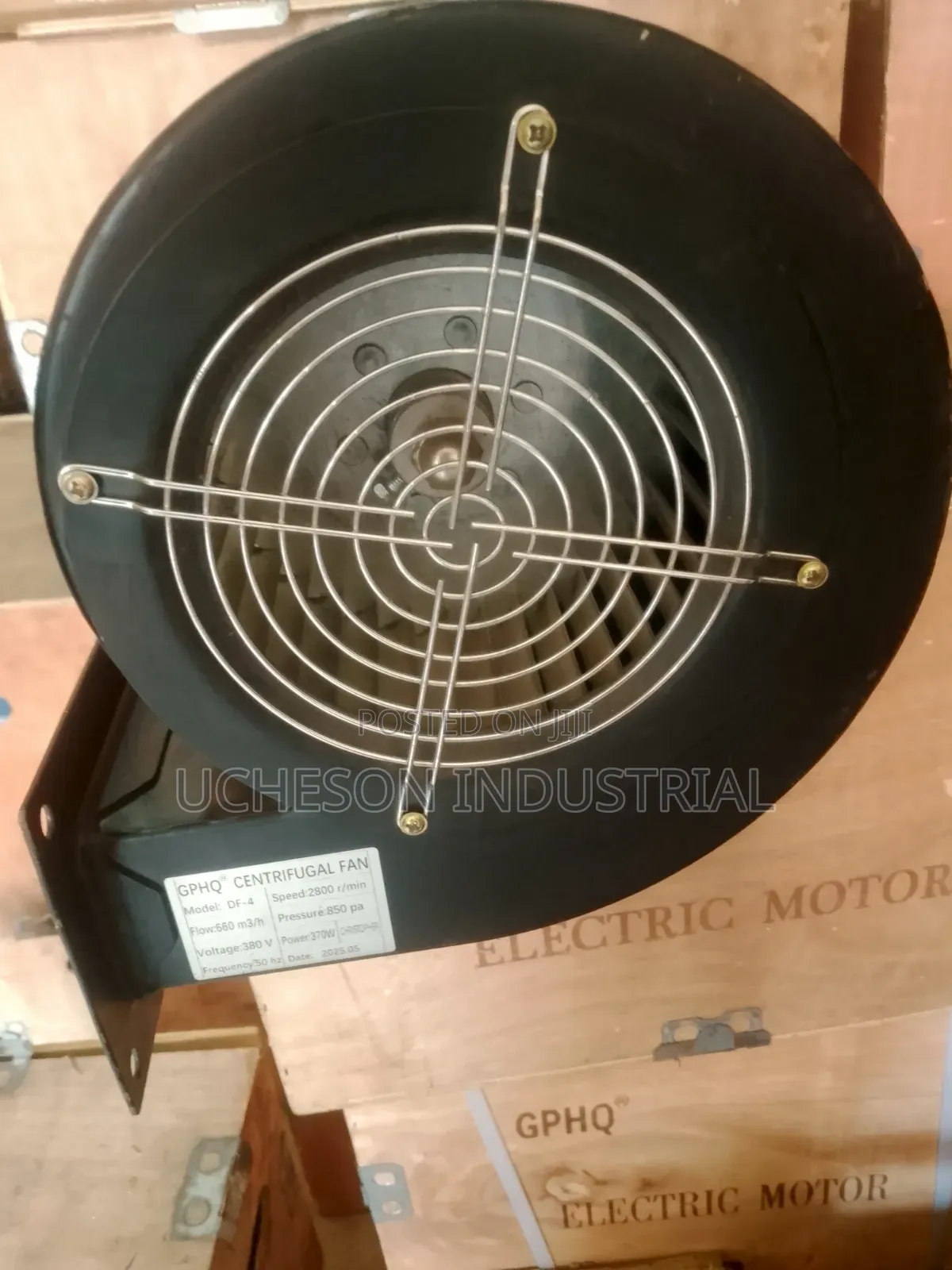 Centrifugal Blower 370 Watts 380v Industrial Oven Fan
