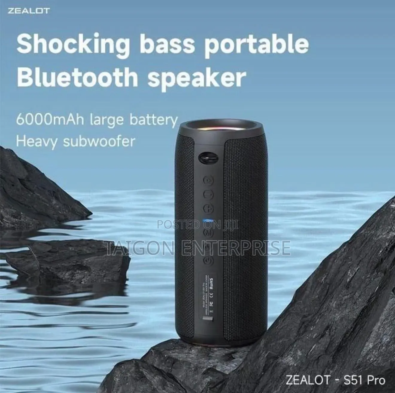 Zealot S51 Pro Super Bass Pirtable Bluetooth Speaker