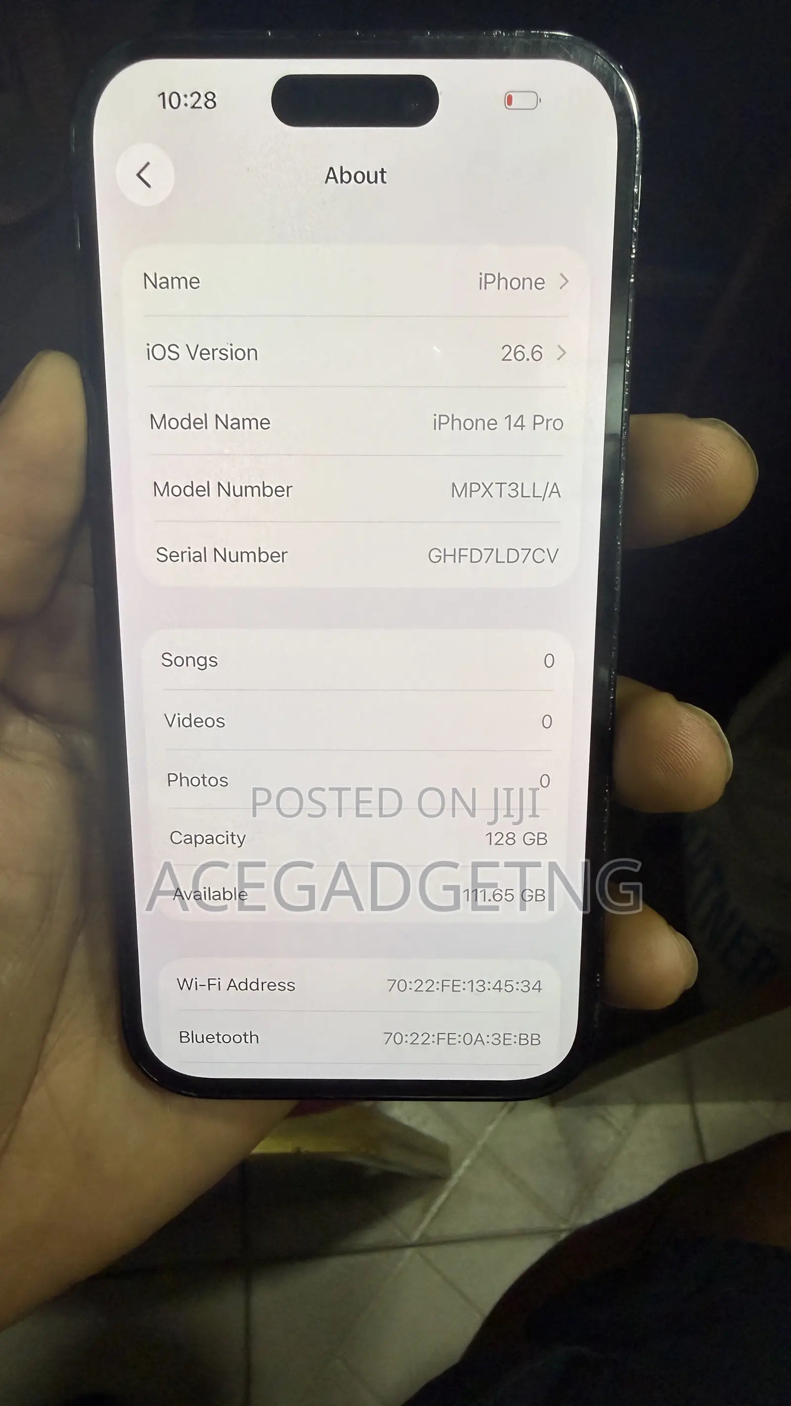 Apple iPhone 14 Pro 128 GB Black
