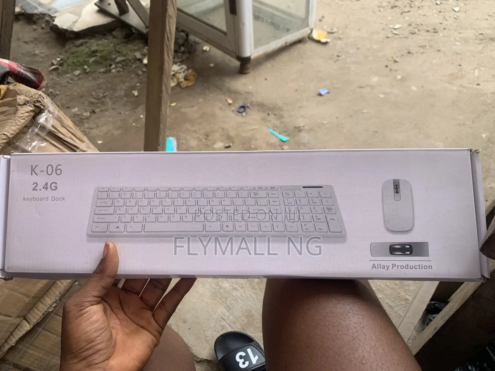 K-06 Ultra-Thin 2.4G Wireless Keyboard and Mouse Combo.