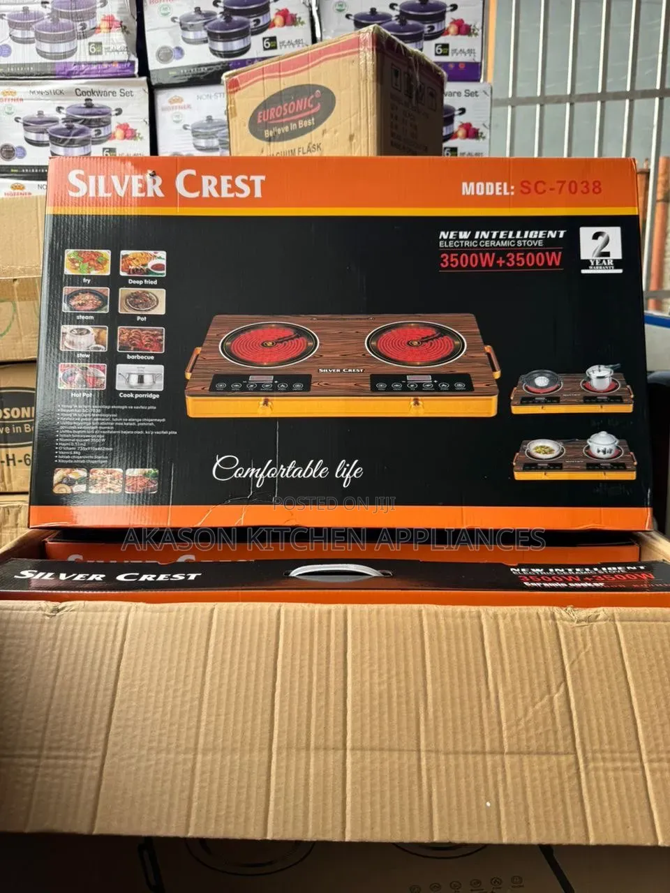 Eurosonic Double Infrared Cooker