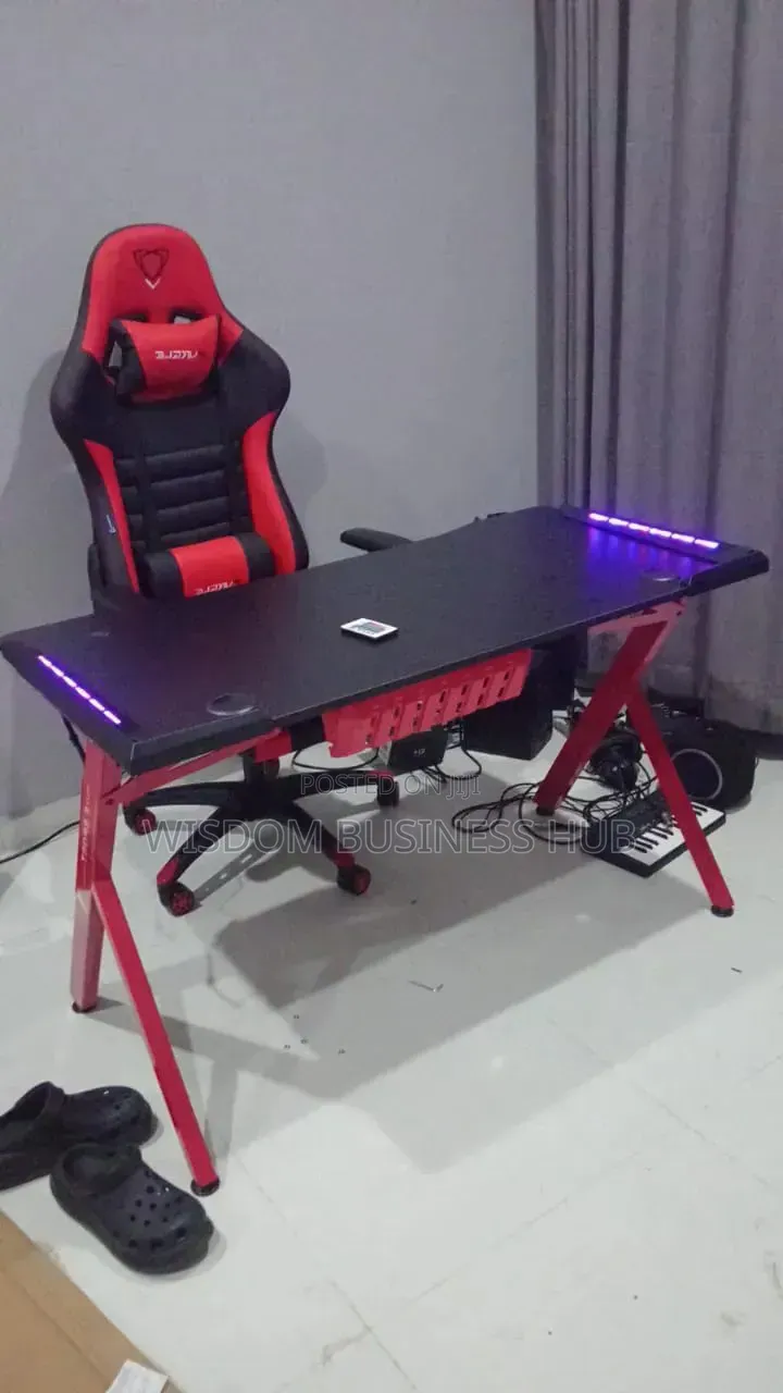 Ergonomic Gaming/Office Chair and Table Set