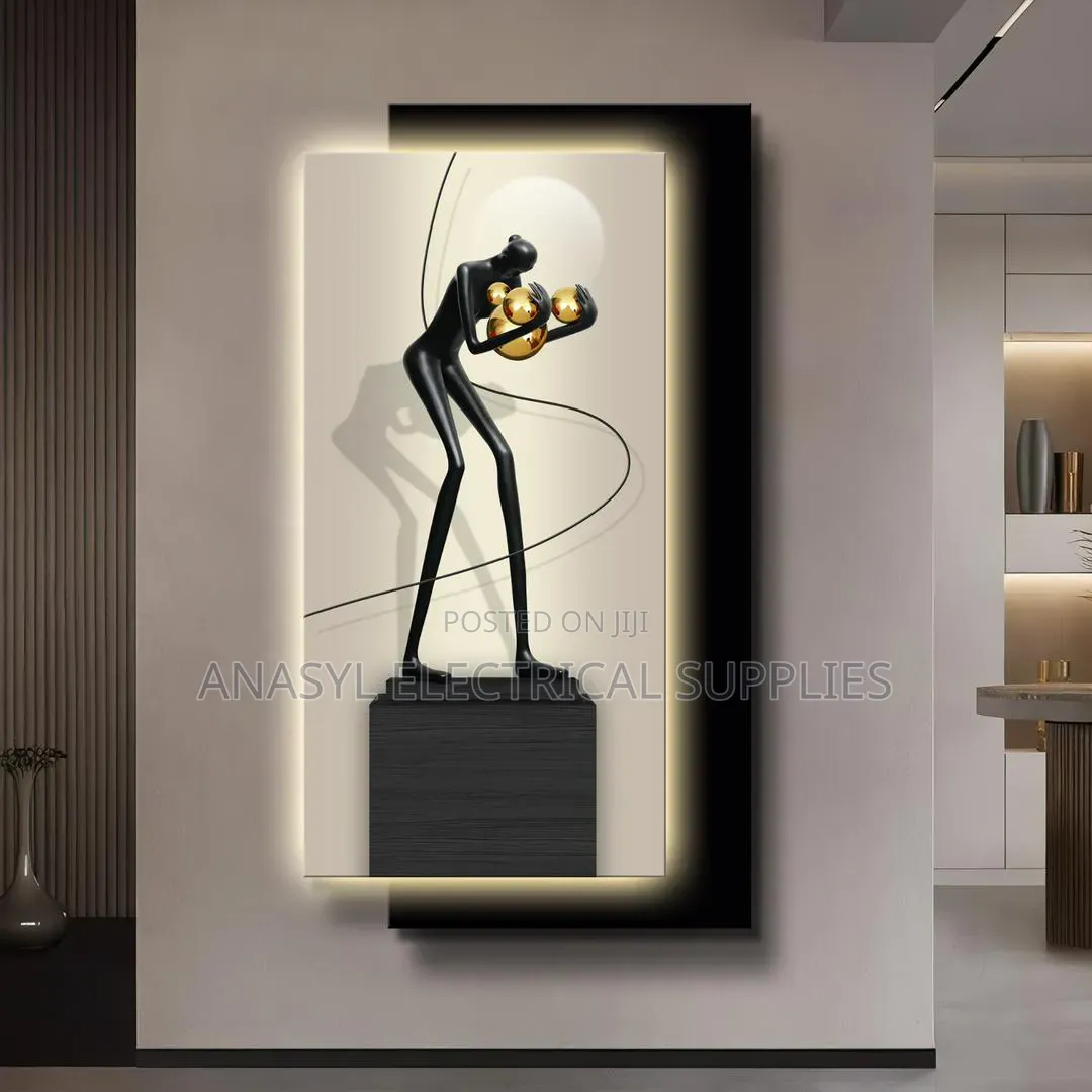 Modern Abstract Figure Wall Art LED Lamp