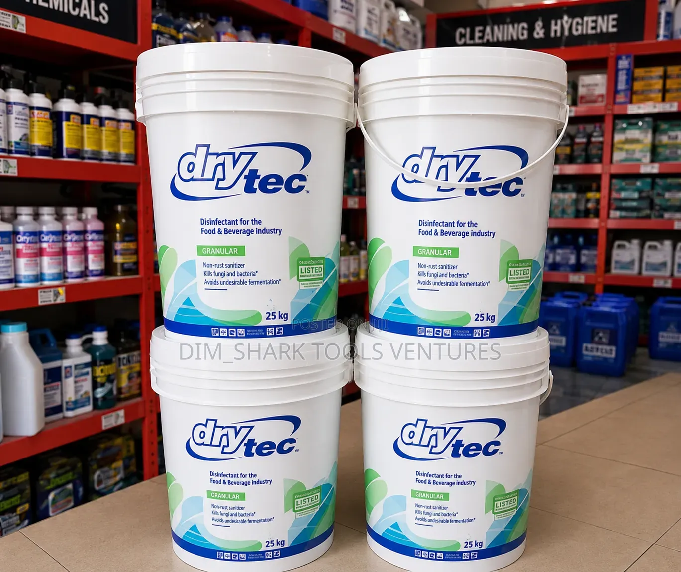 25kg Drytec Granular Disinfectant Commercial-Grade Calciumhypochlorite