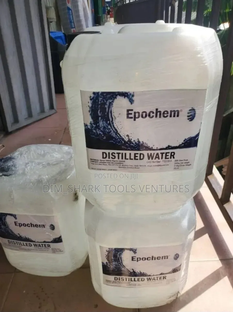 20-Liter Container of Epochem Distilled Water