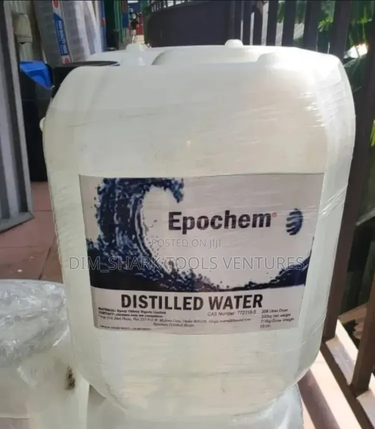 20-Liter Container of Epochem Distilled Water