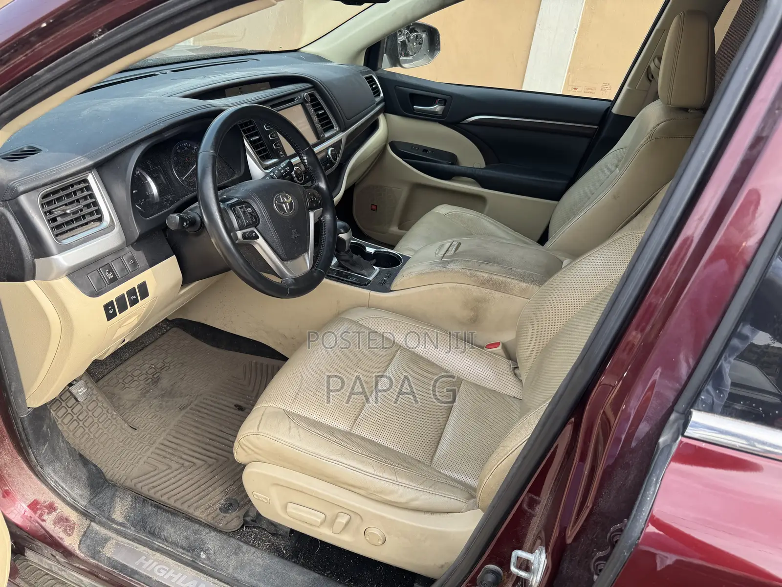 Toyota Highlander Limited 4dr SUV AWD (3.5L 6cyl 6A) 2015 Burgundy