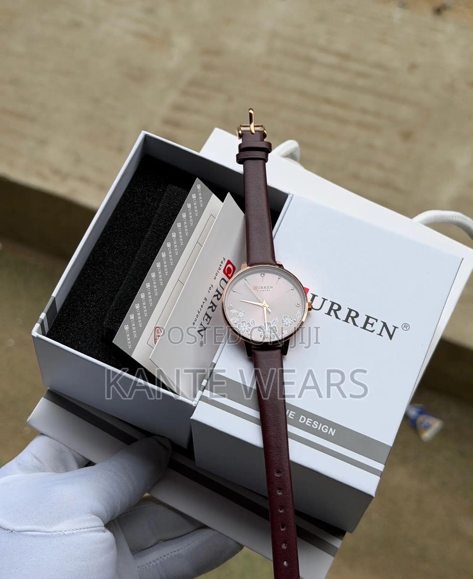 Luxury Female Curren Leather