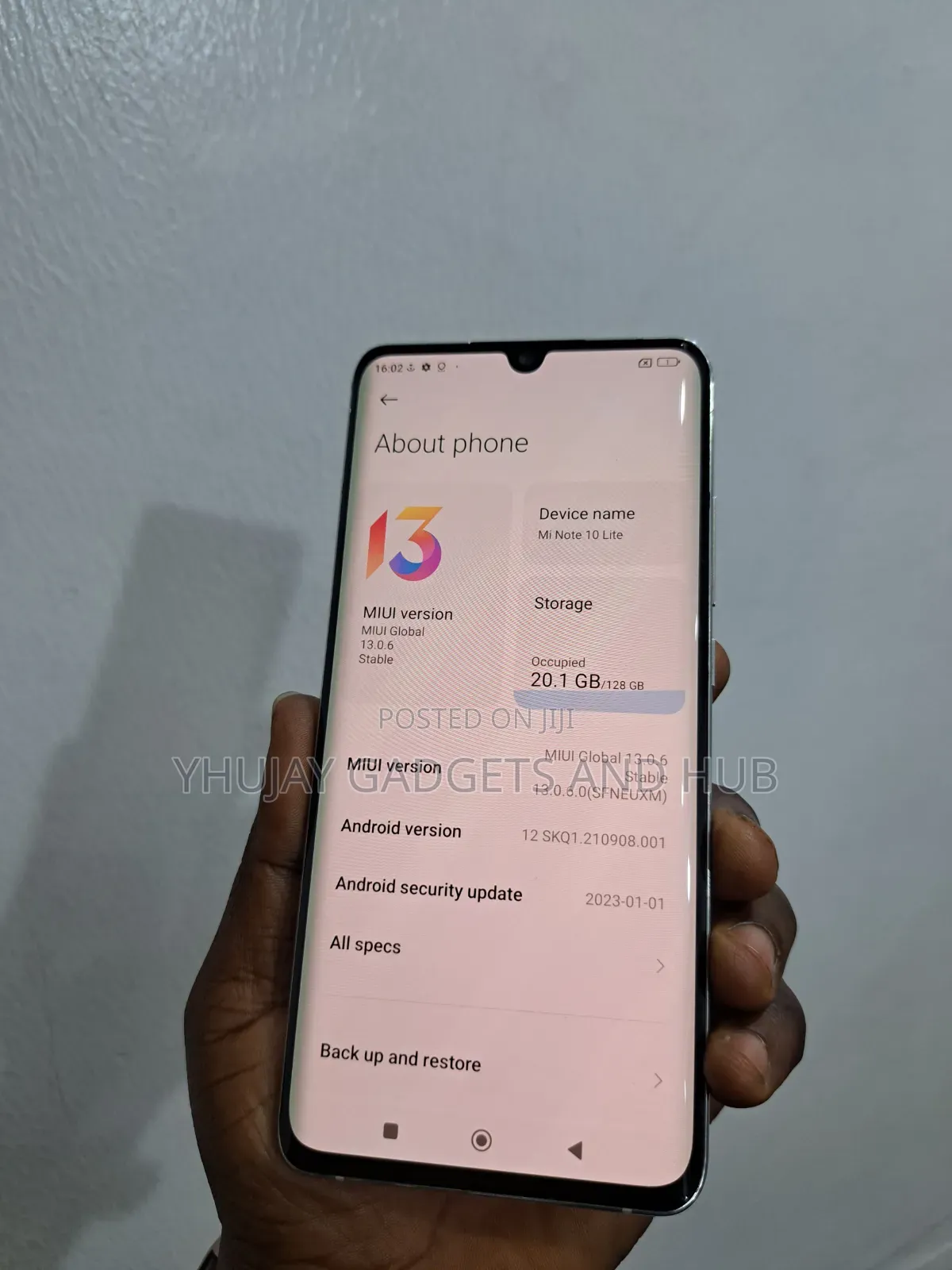 Xiaomi Mi Note 10 Lite 128 GB White