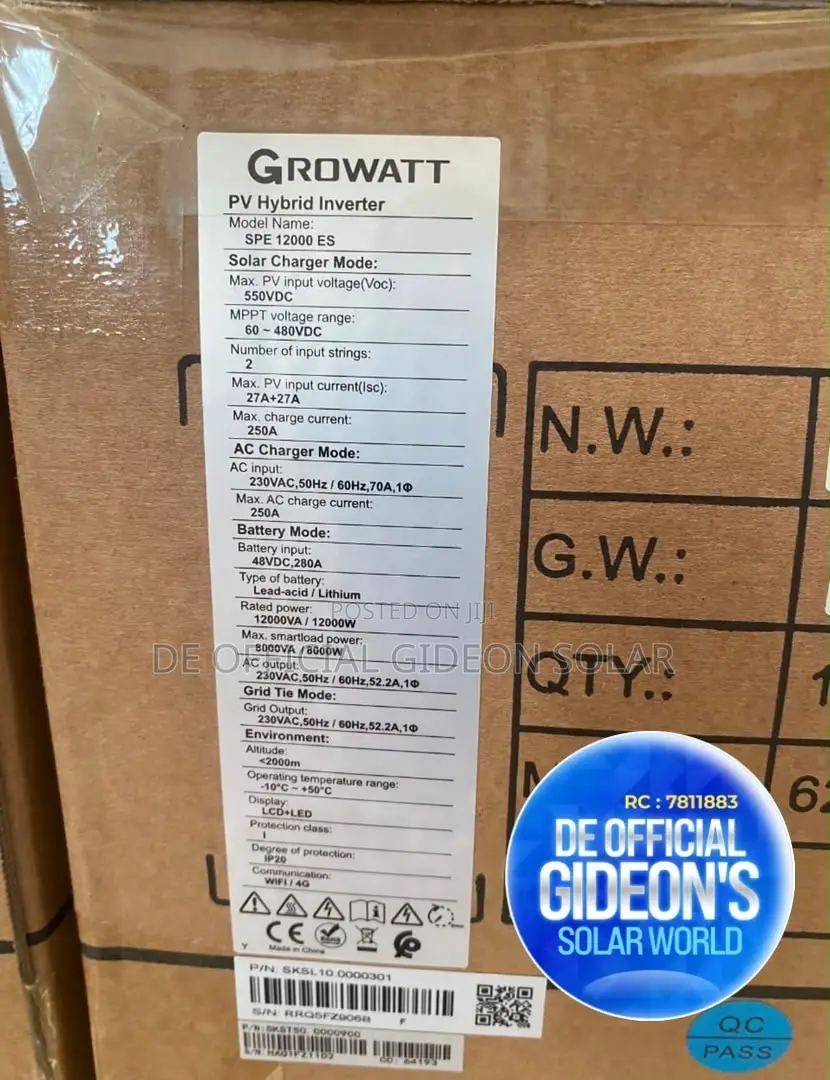 12kva GRWOWATT Hybrid Inverter