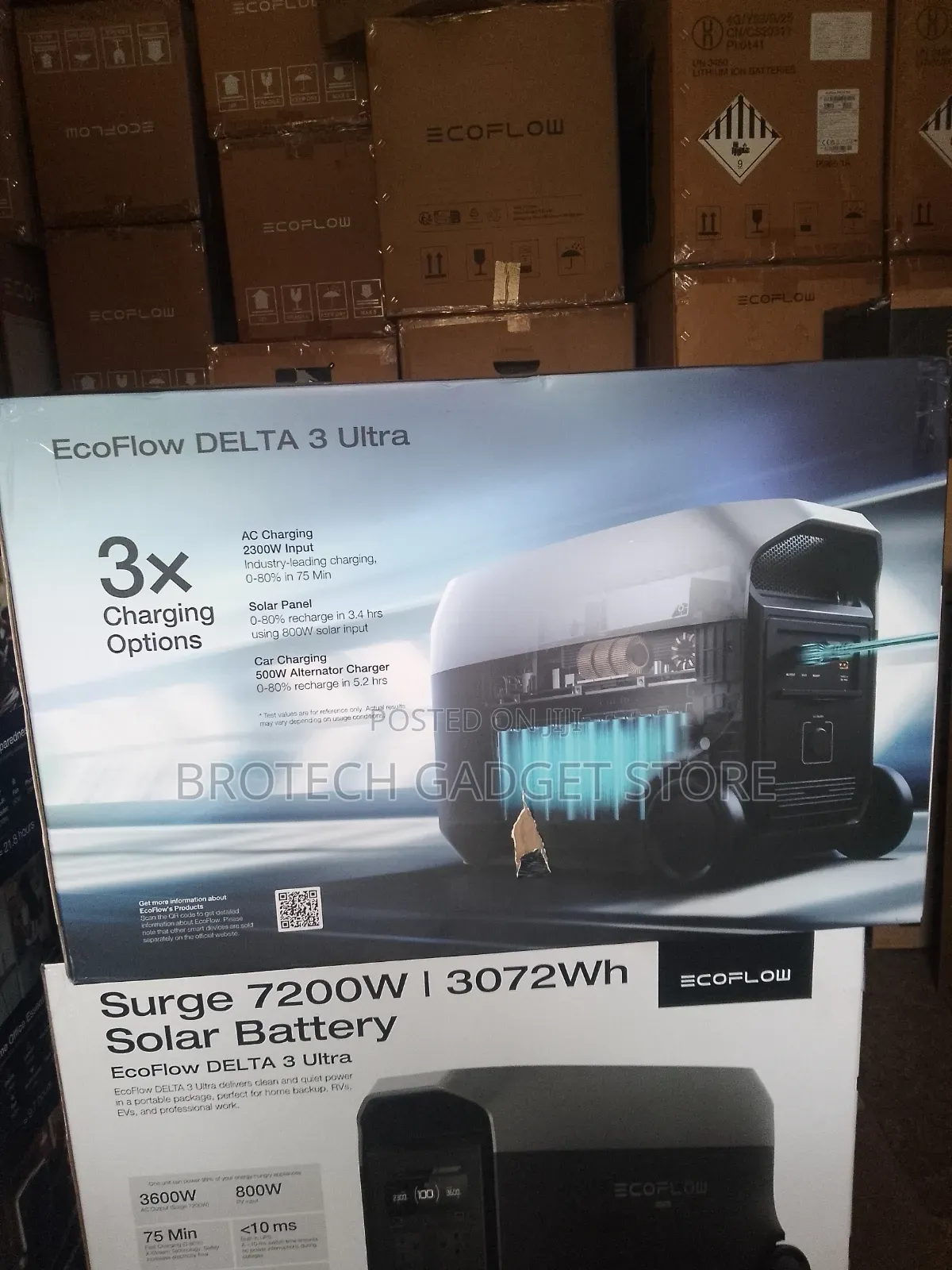 Ecoflow Delta 3 Ultra Surge 72000w/3072wh With 5 Years Warranty