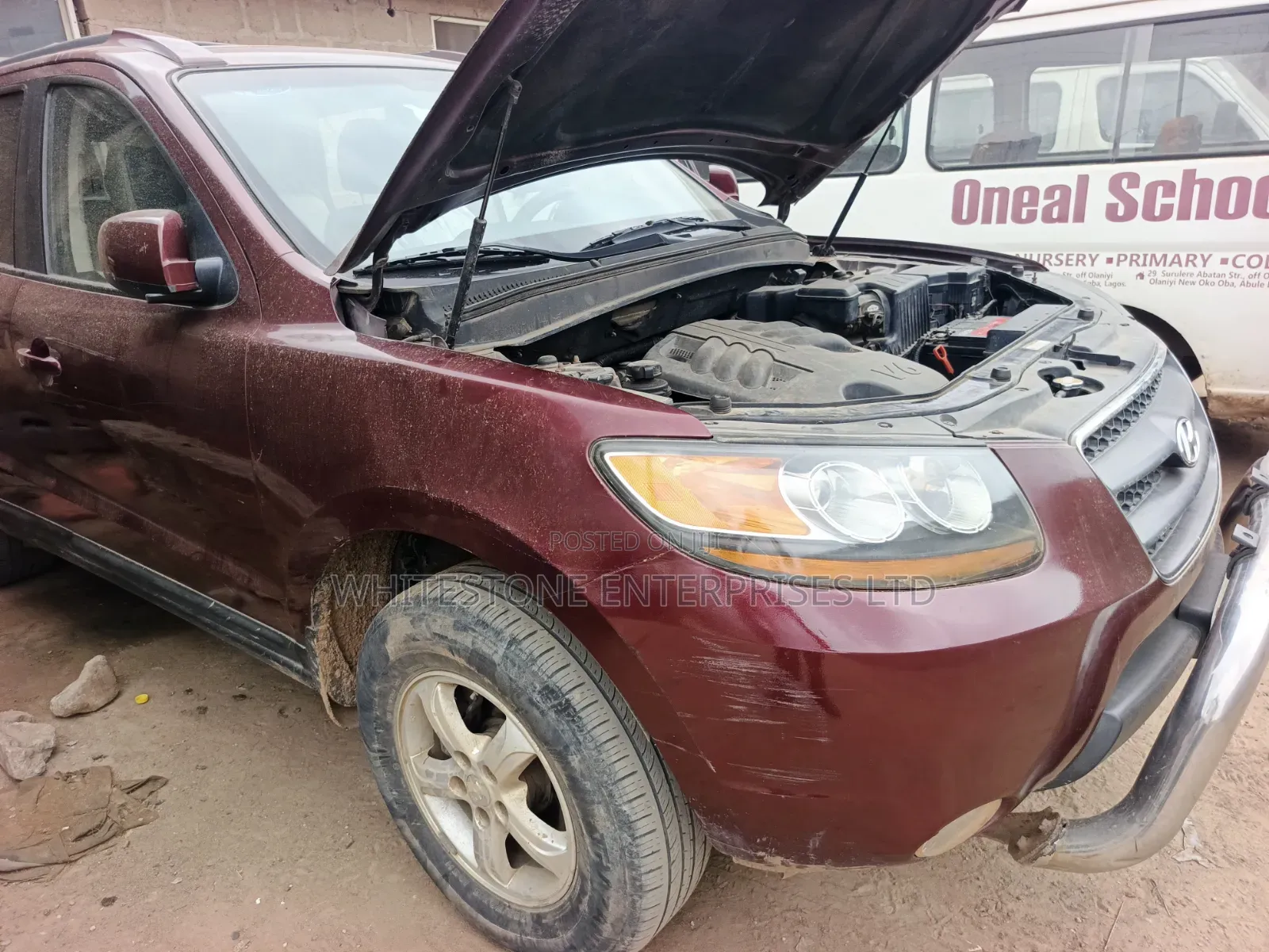 Hyundai Santa Fe 2010 Burgundy