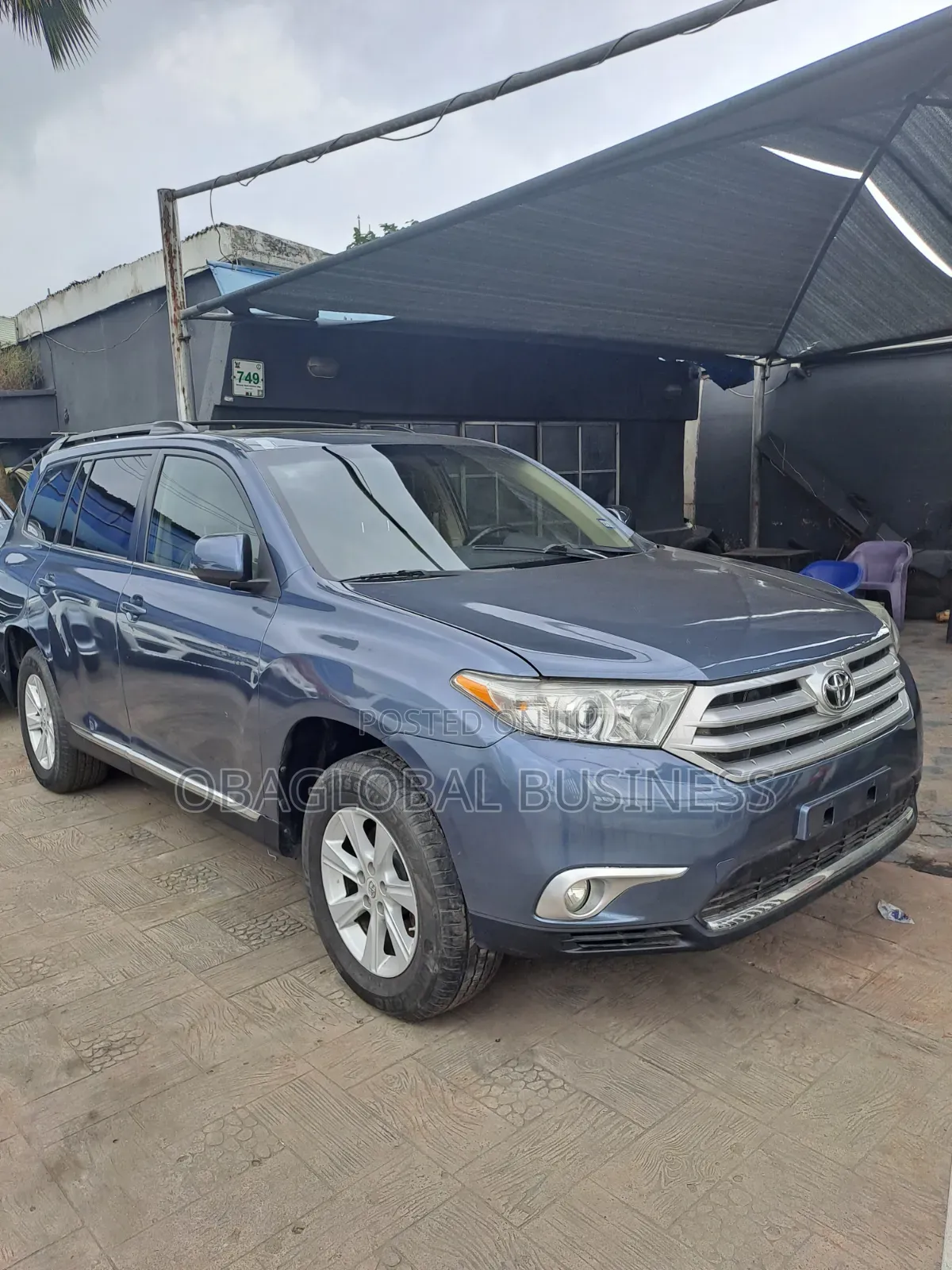 Toyota Highlander 2012 Blue