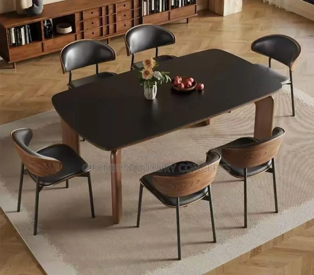 Executive Dinning Flat-Leg Plus 6 Seaters Chairs