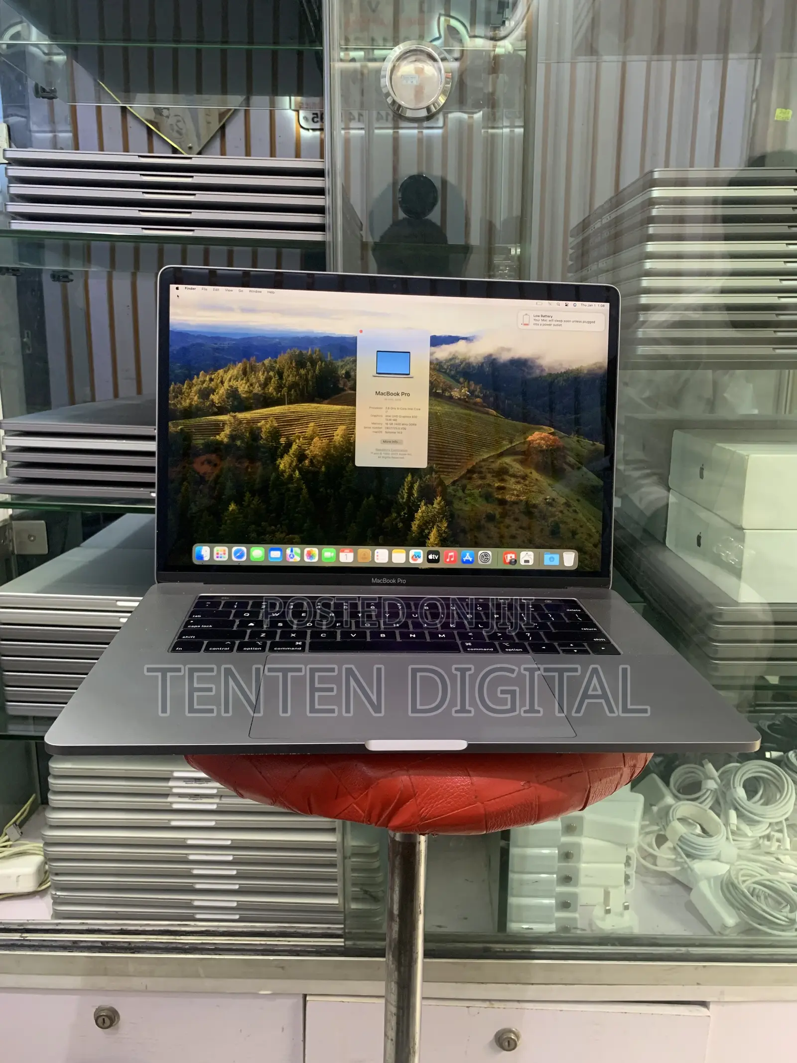Laptop Apple MacBook Pro 2019 16GB Intel Core i7 SSD 512GB