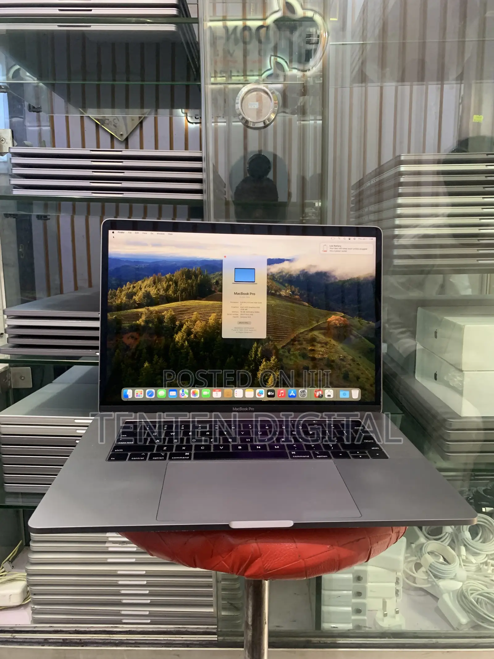 Laptop Apple MacBook Pro 2019 16GB Intel Core i7 SSD 512GB