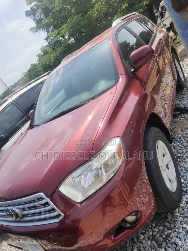 Toyota Highlander 2009 Burgundy