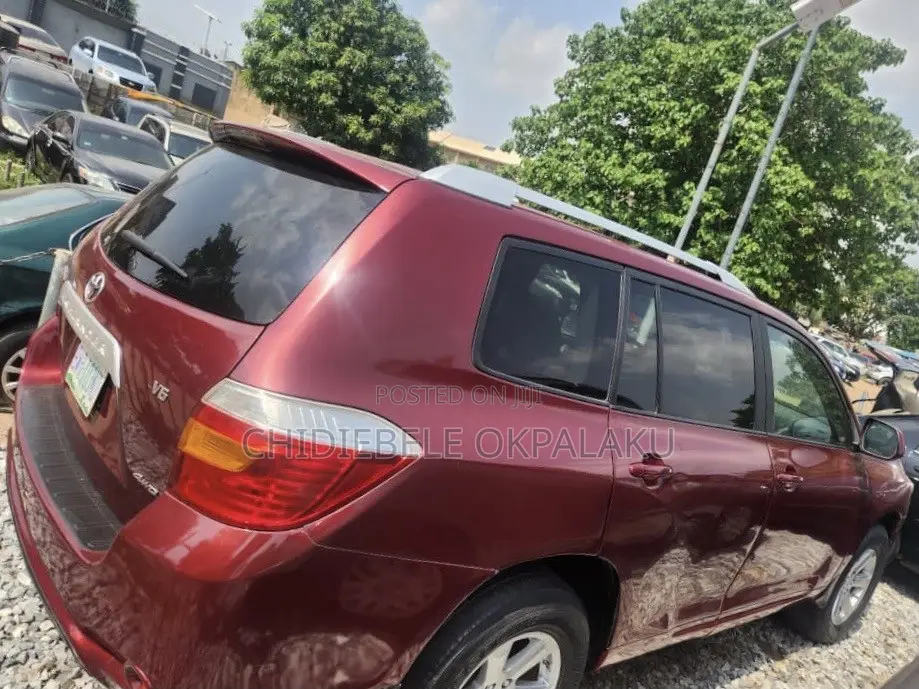 Toyota Highlander 2009 Burgundy