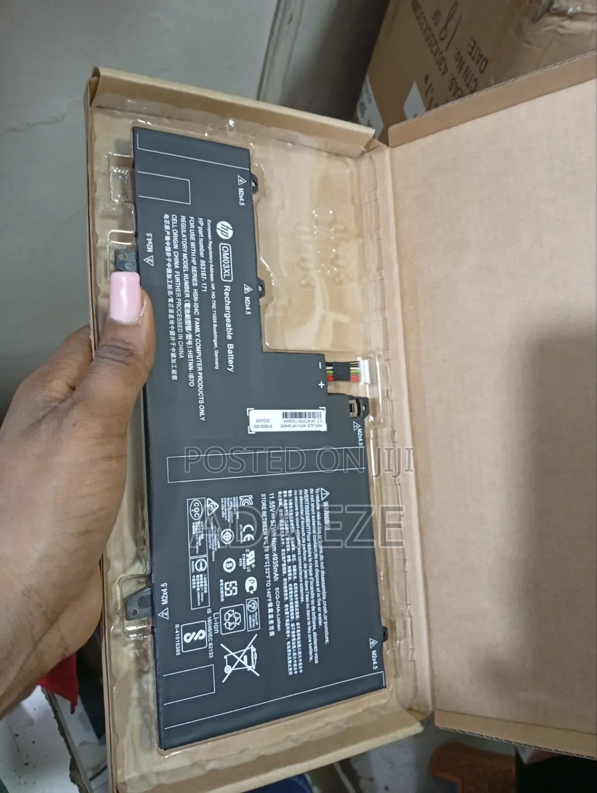 Laptop Battery for HP Elite 1030 G2 Battery Original OMO3