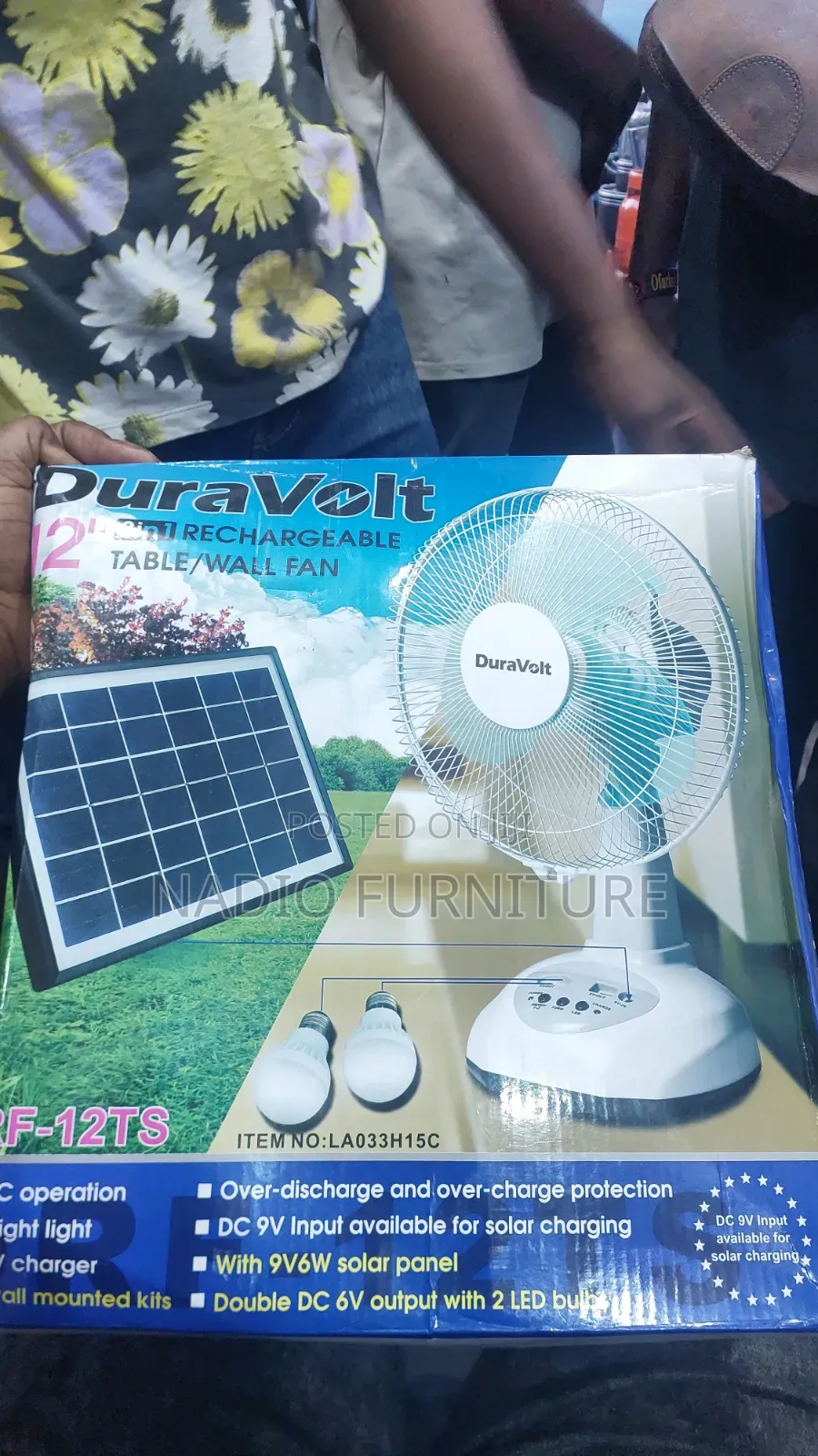 12" Duravolt Fan