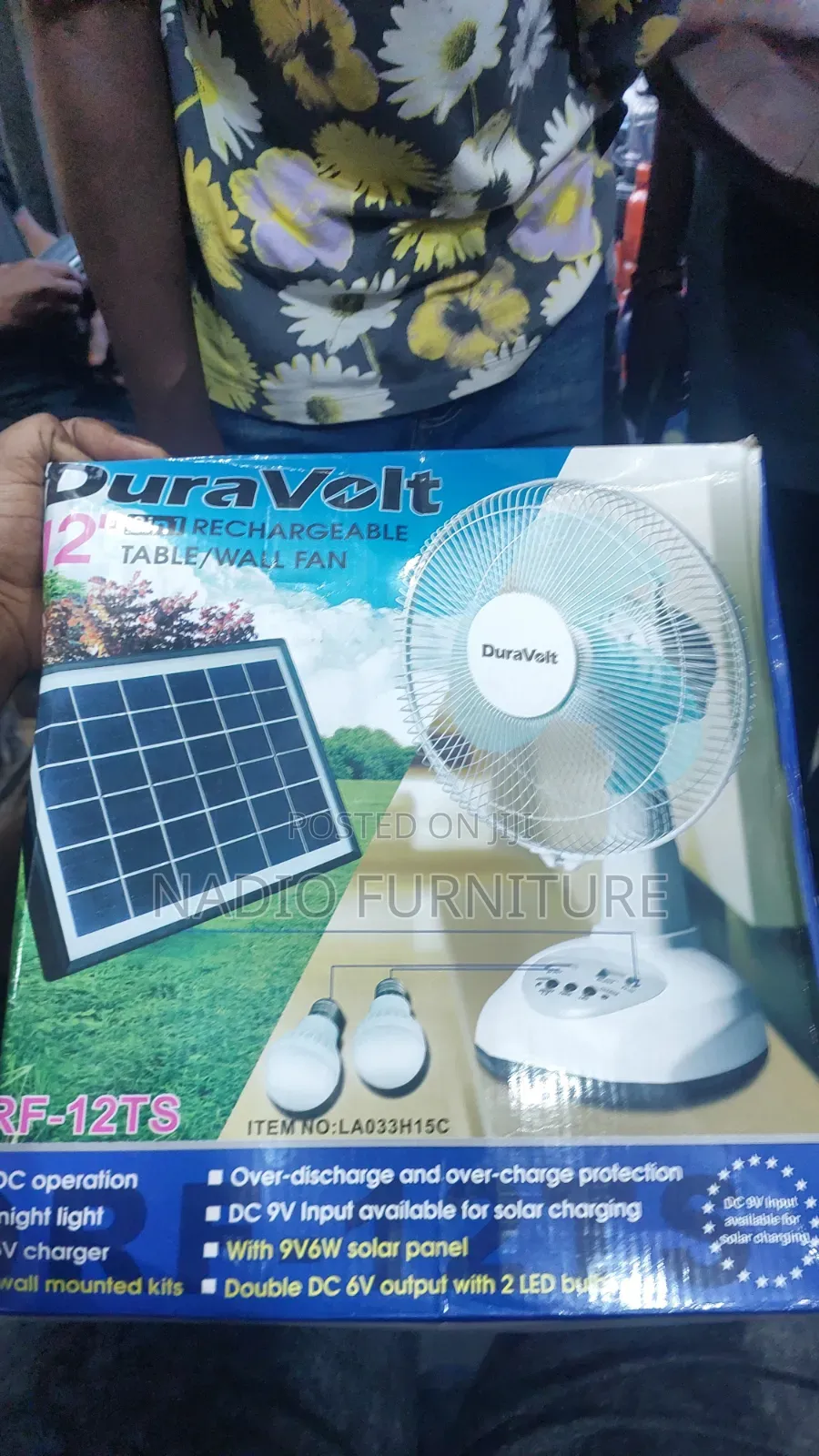 12" Duravolt Fan