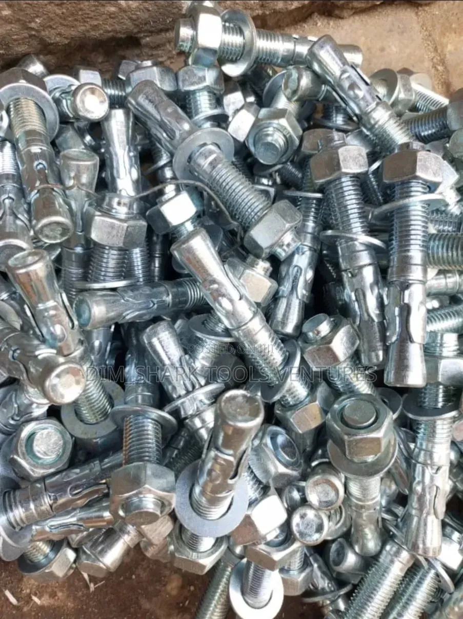 M16 X 100mm(4"Inch)Anchor Expansion Hilti Bolt(Zinc Plated Steel)