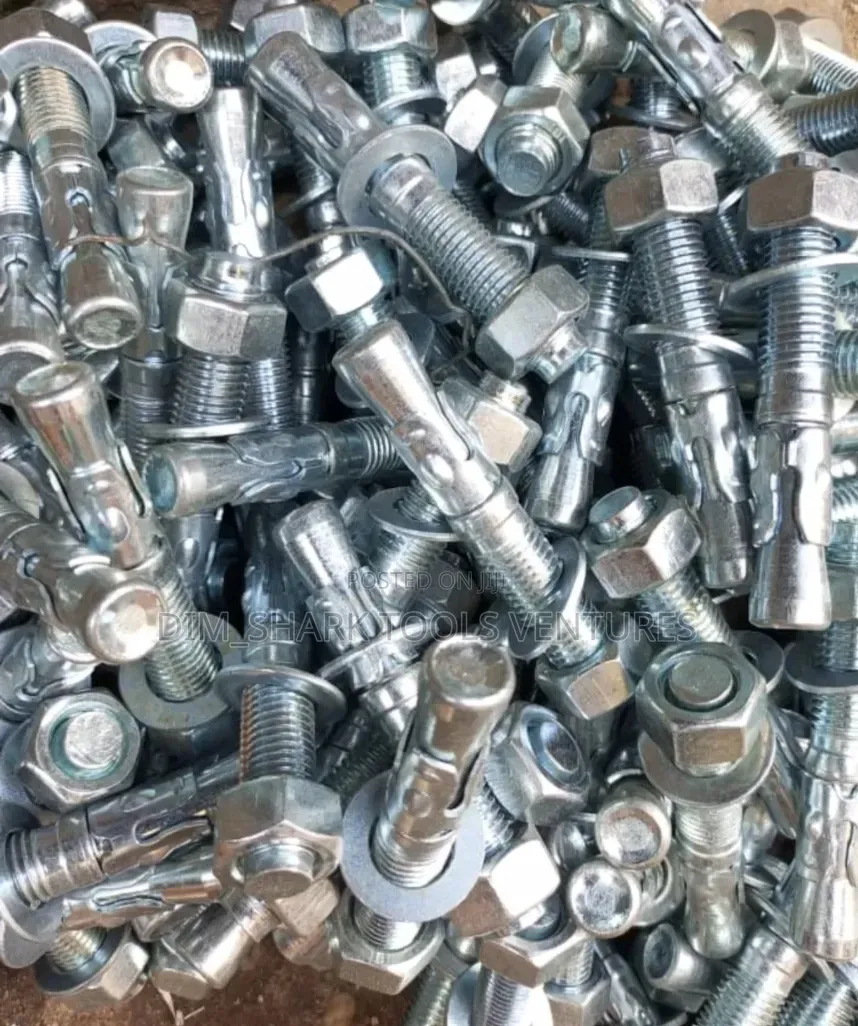 M16 X 100mm(4"Inch)Anchor Expansion Hilti Bolt(Zinc Plated Steel)