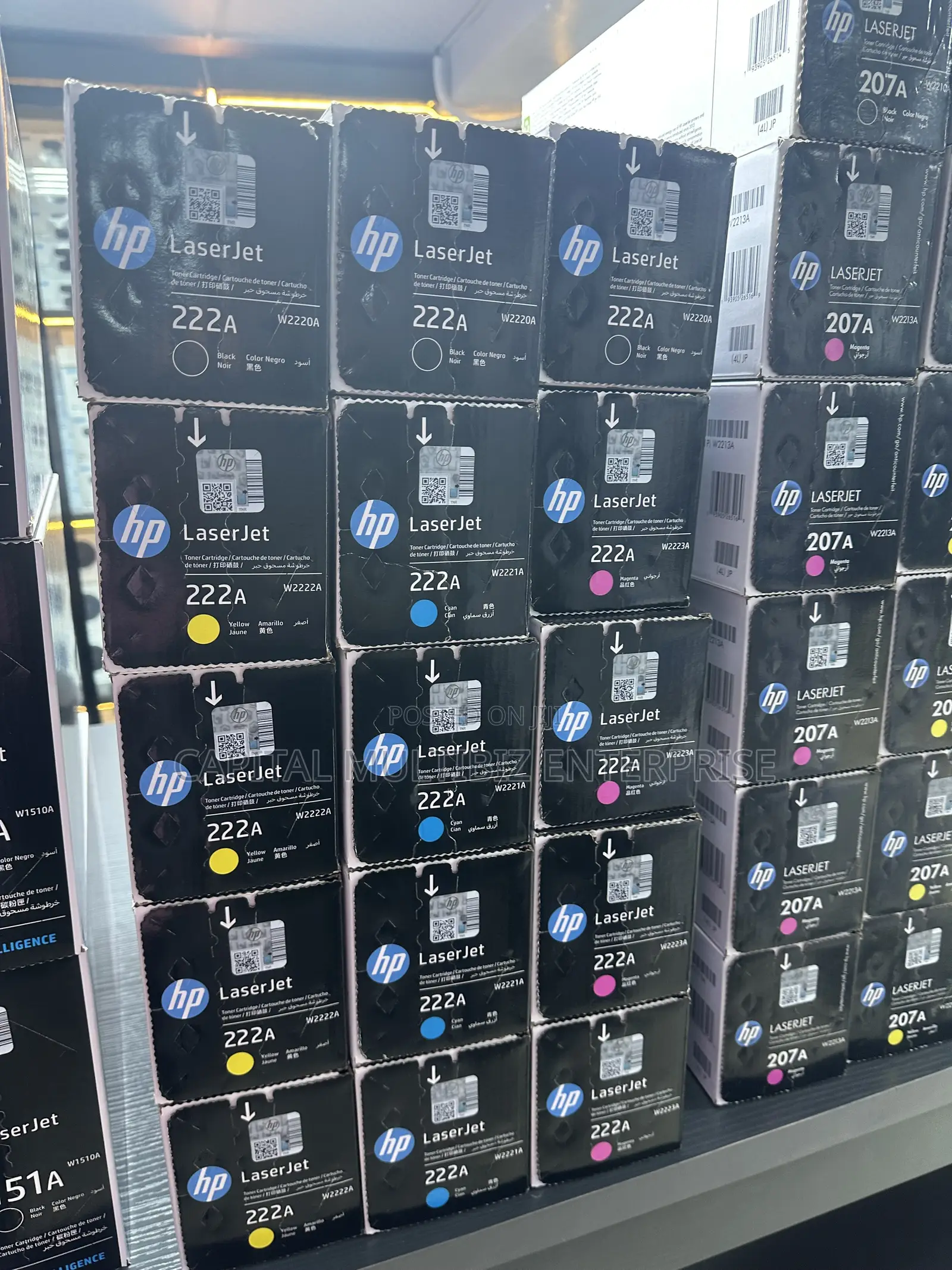 Original  HP Toner Cartridge 222a BLK/Colors