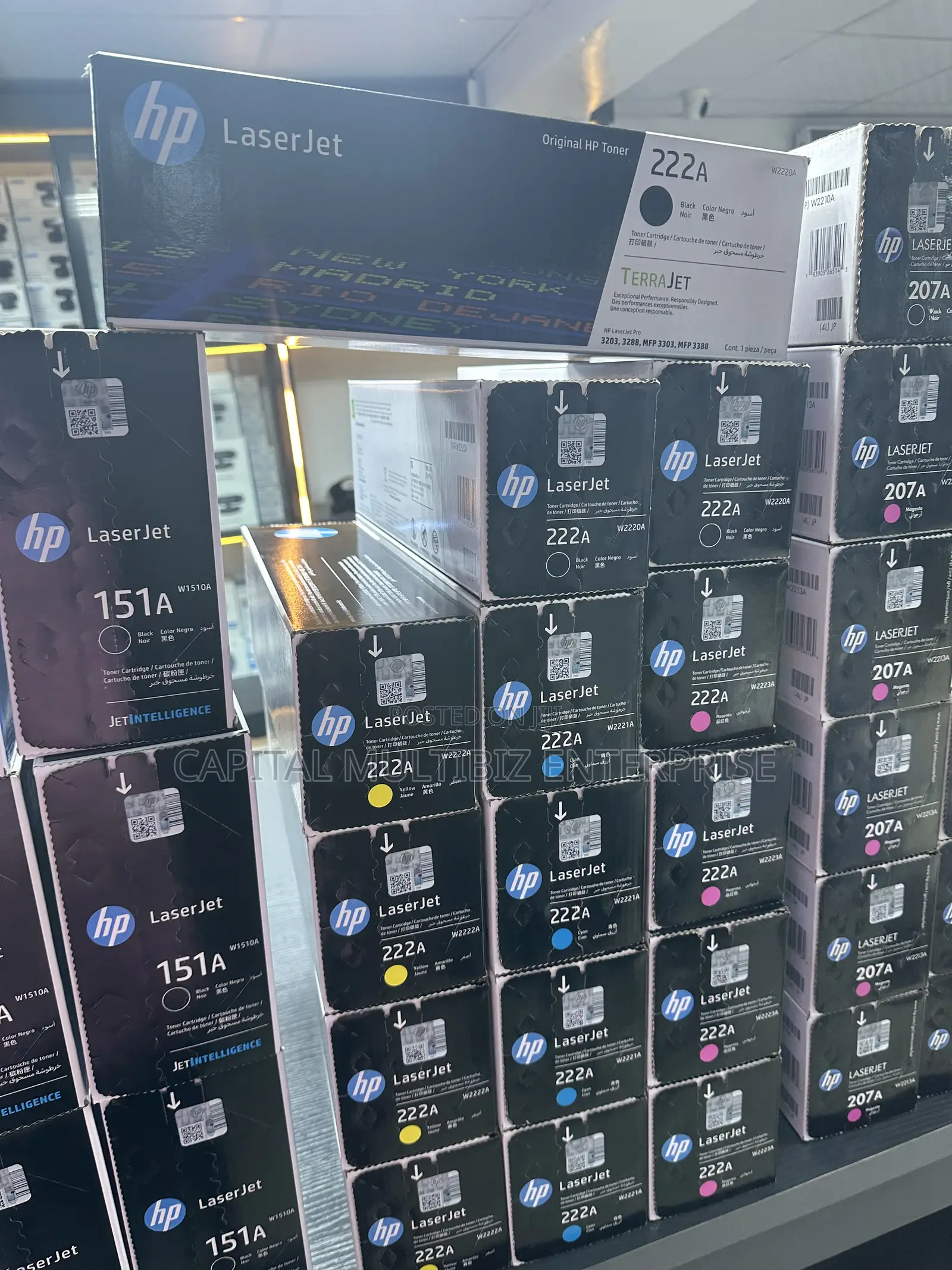 Original  HP Toner Cartridge 222a BLK/Colors