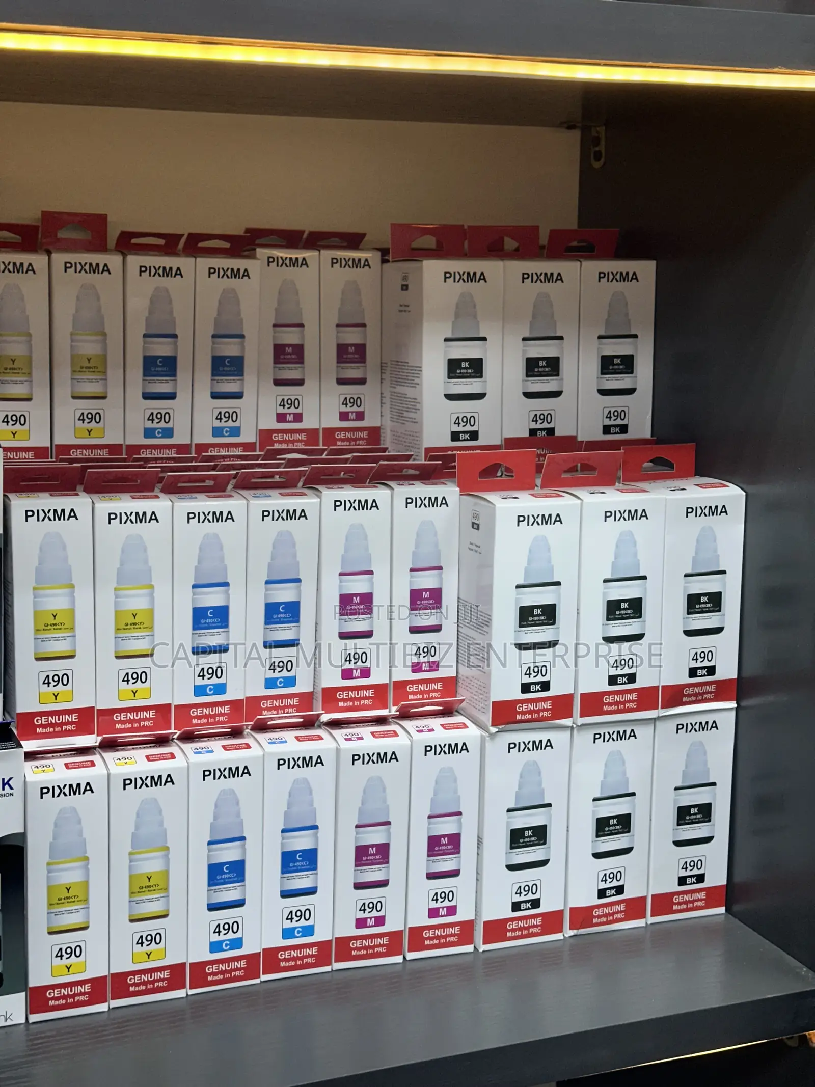 Genuine Canon Pixma Ink 490 BLK / Colors