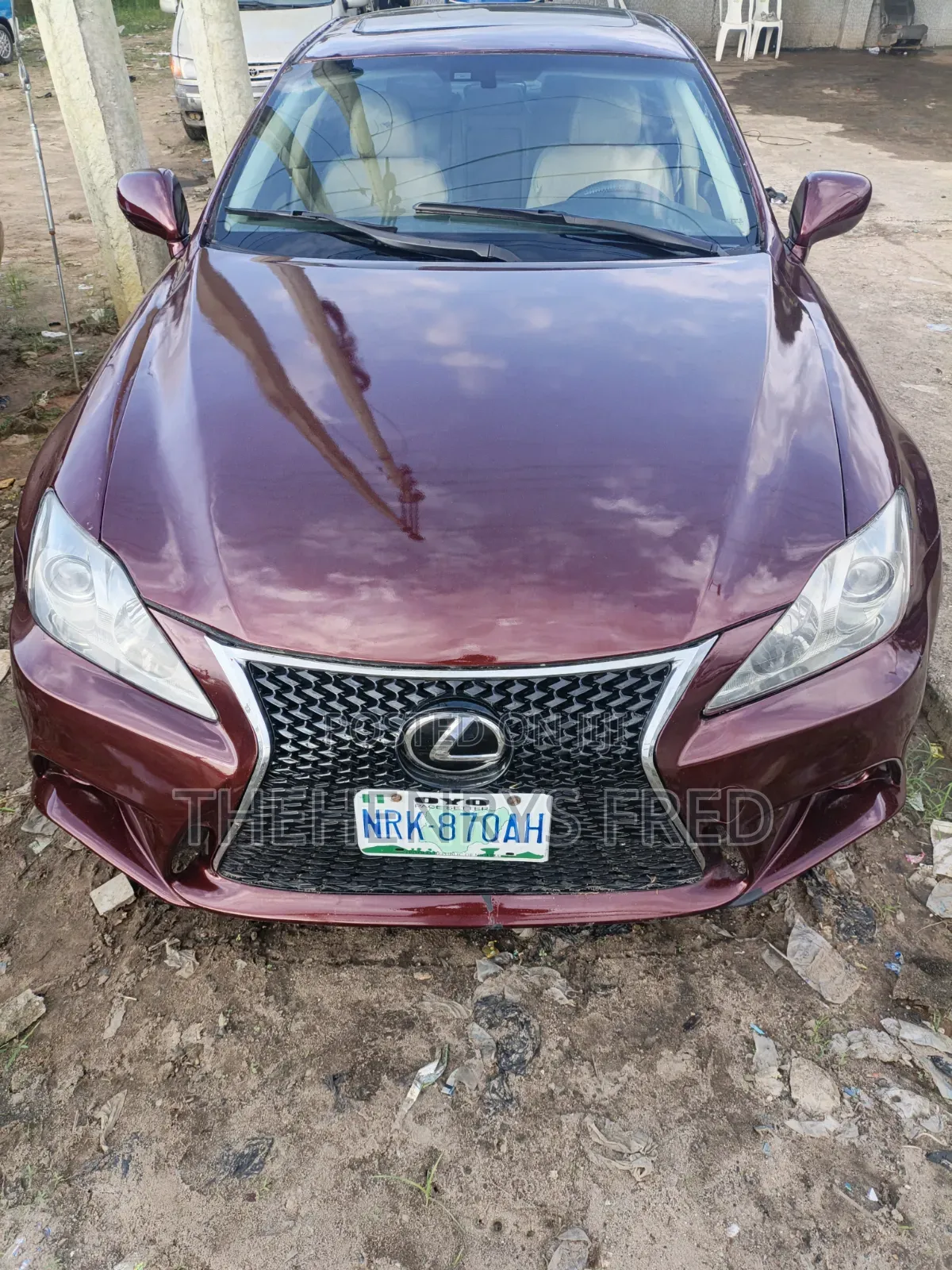Lexus IS 2008 Red