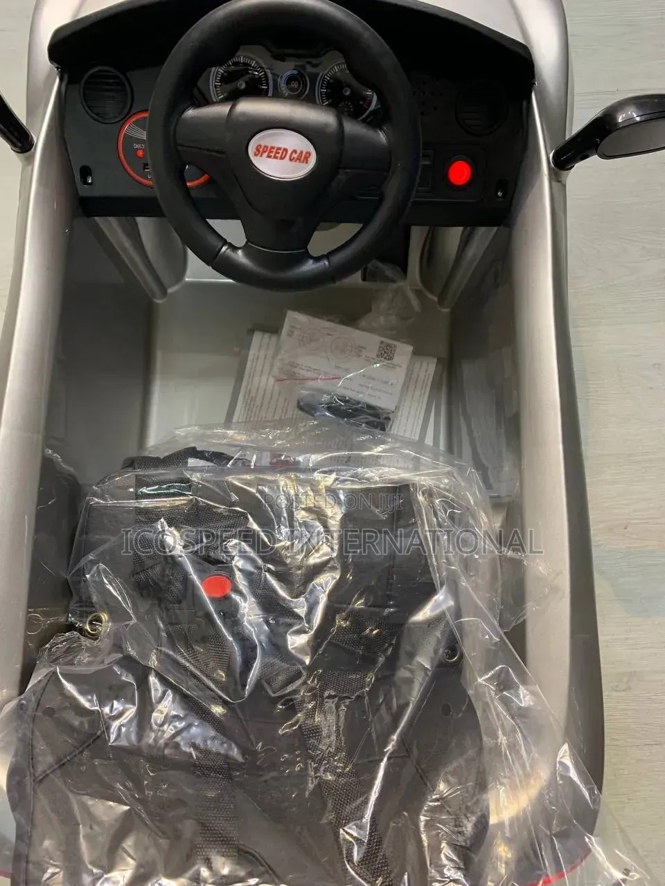 Grey Mercedes-Benz Electric Sport Car With Remote Control Age 1-5