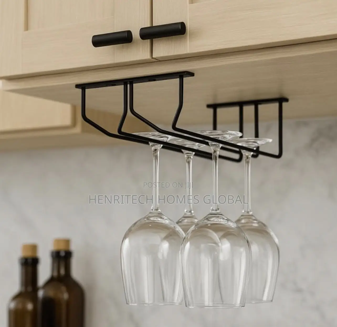 Under Mount Wine Glass Cup Holder