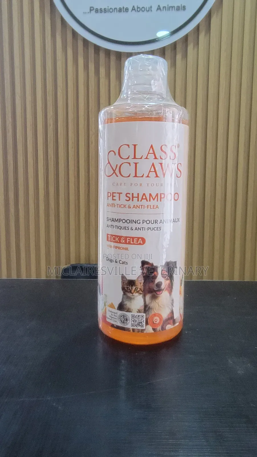Class Claws Pet Shampoo Foe Dogs and Cats -500mls
