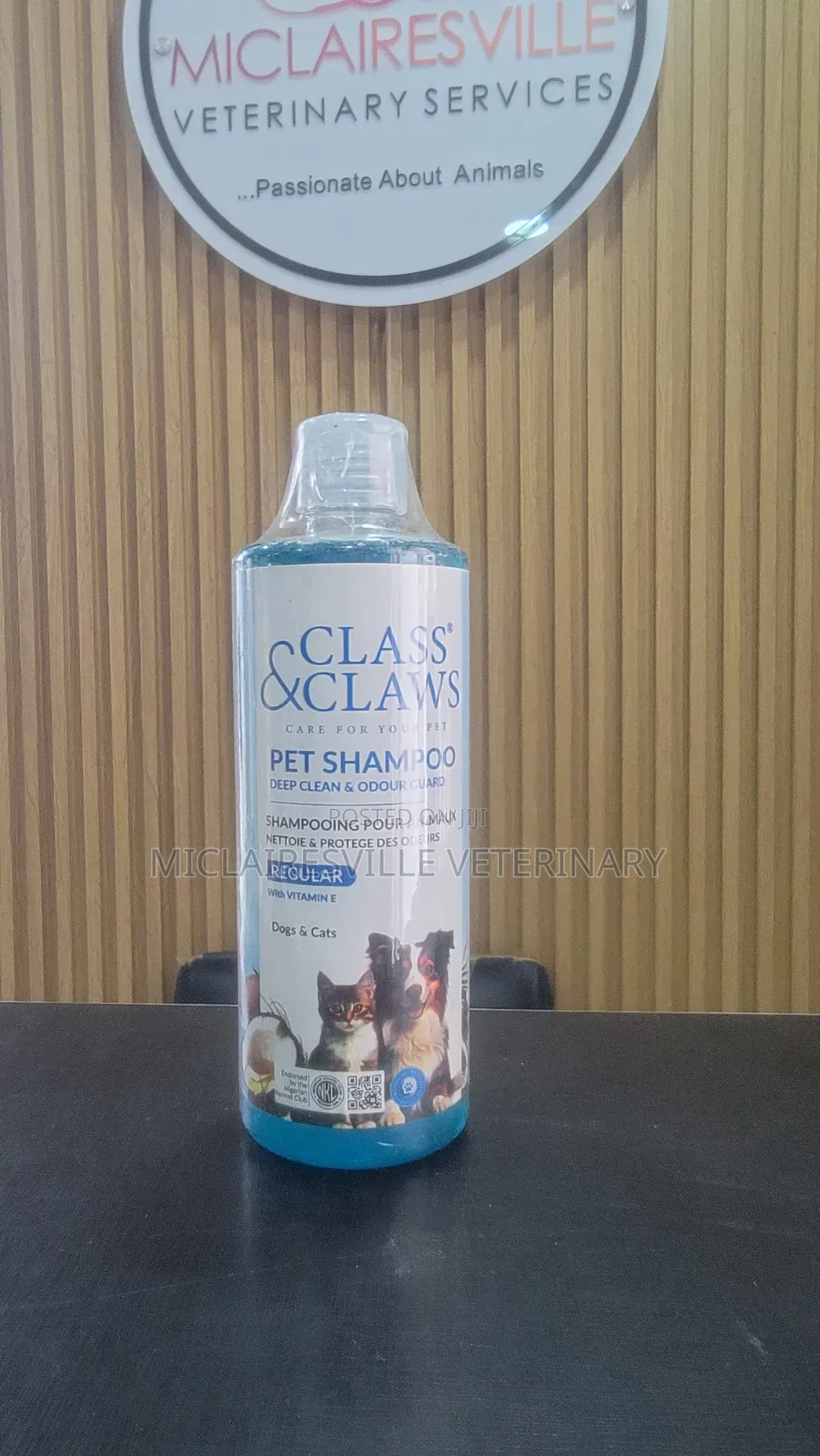 Class Claws Pet Shampoo Foe Dogs and Cats -500mls