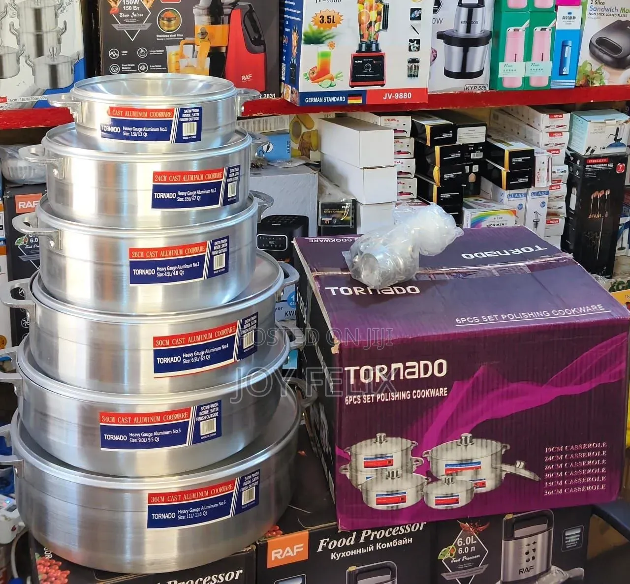 Tornado Polished Cookware Set