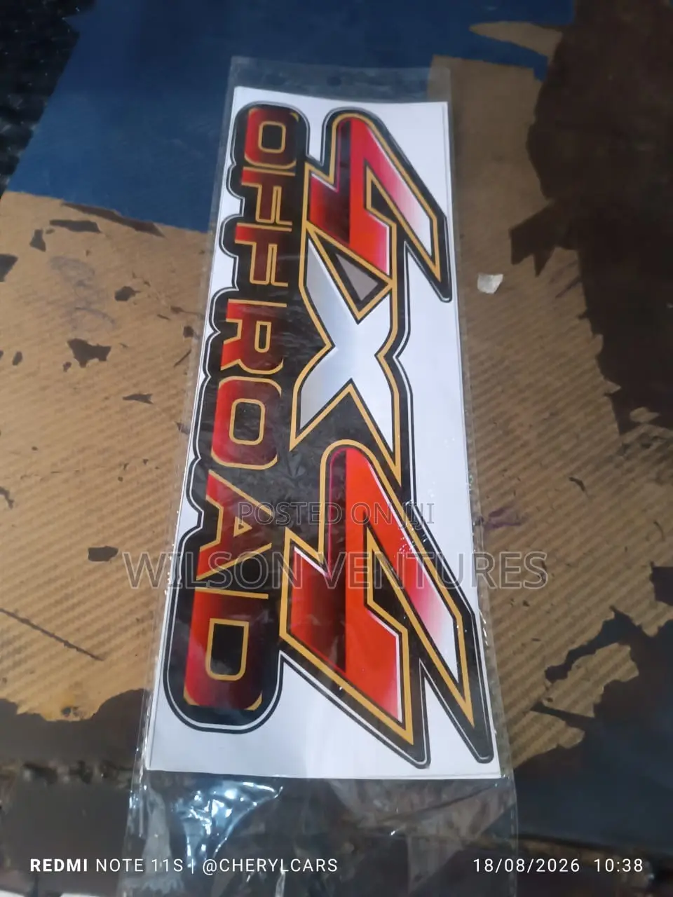 4x4 Off Toad Sticker